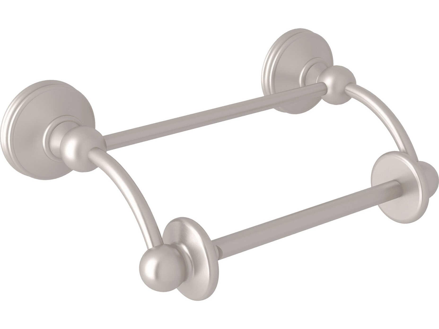 Perrin and Rowe Georgian Era Satin Nickel Toilet Paper Holder