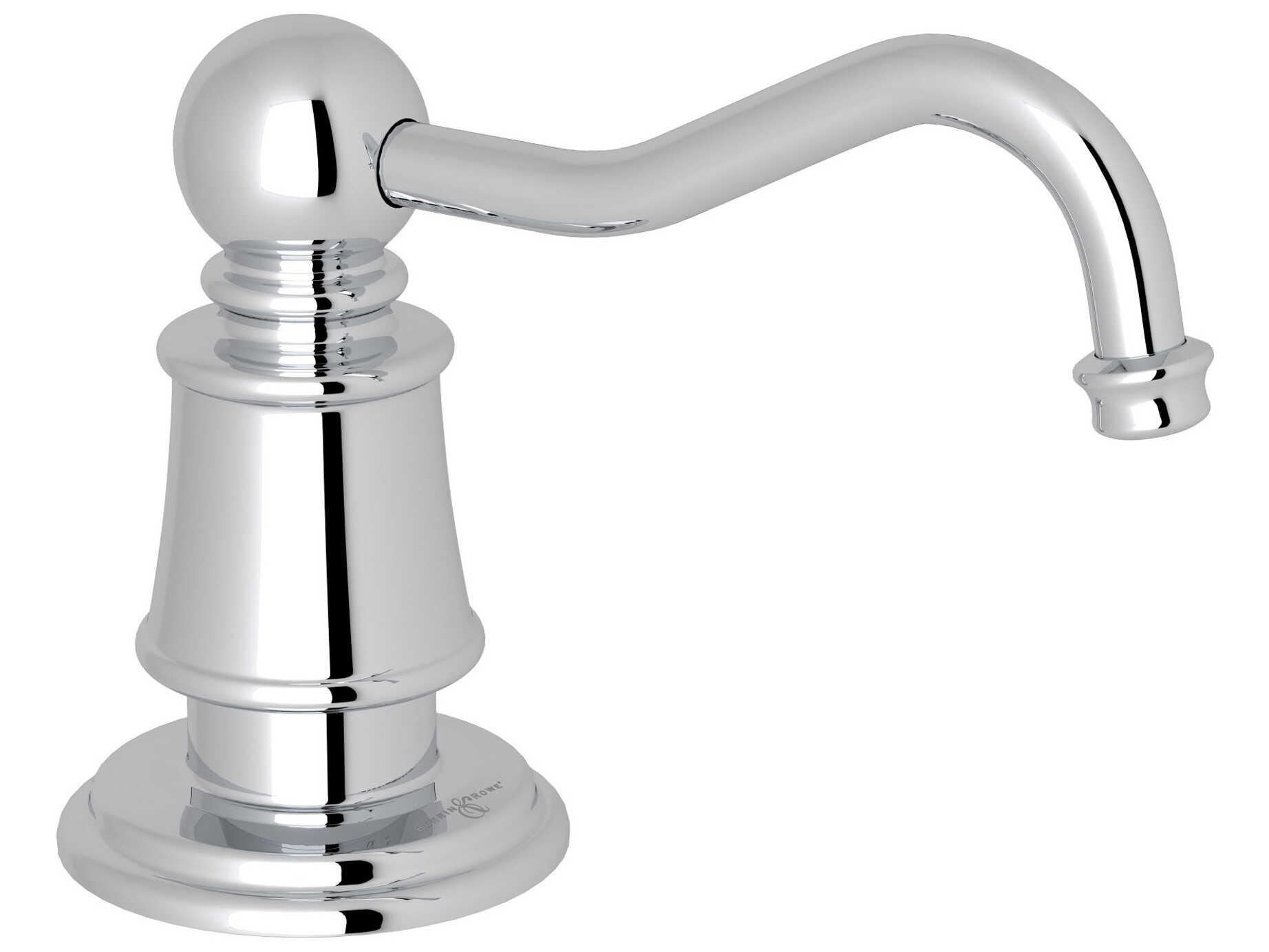 Perrin and Rowe Georgian Era Polished Chrome Soap Dispenser