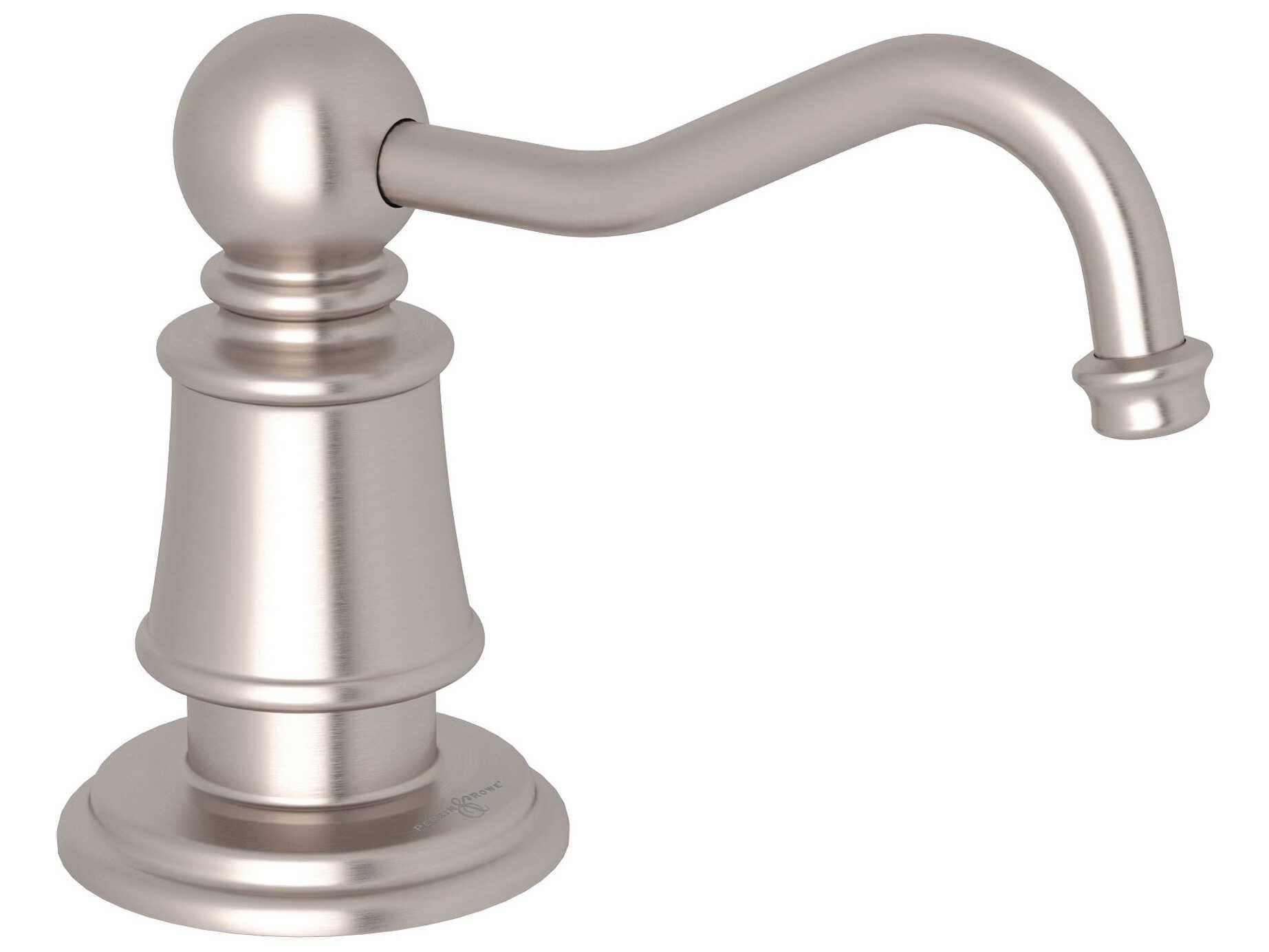 Perrin and Rowe Georgian Era Satin Nickel Soap Dispenser