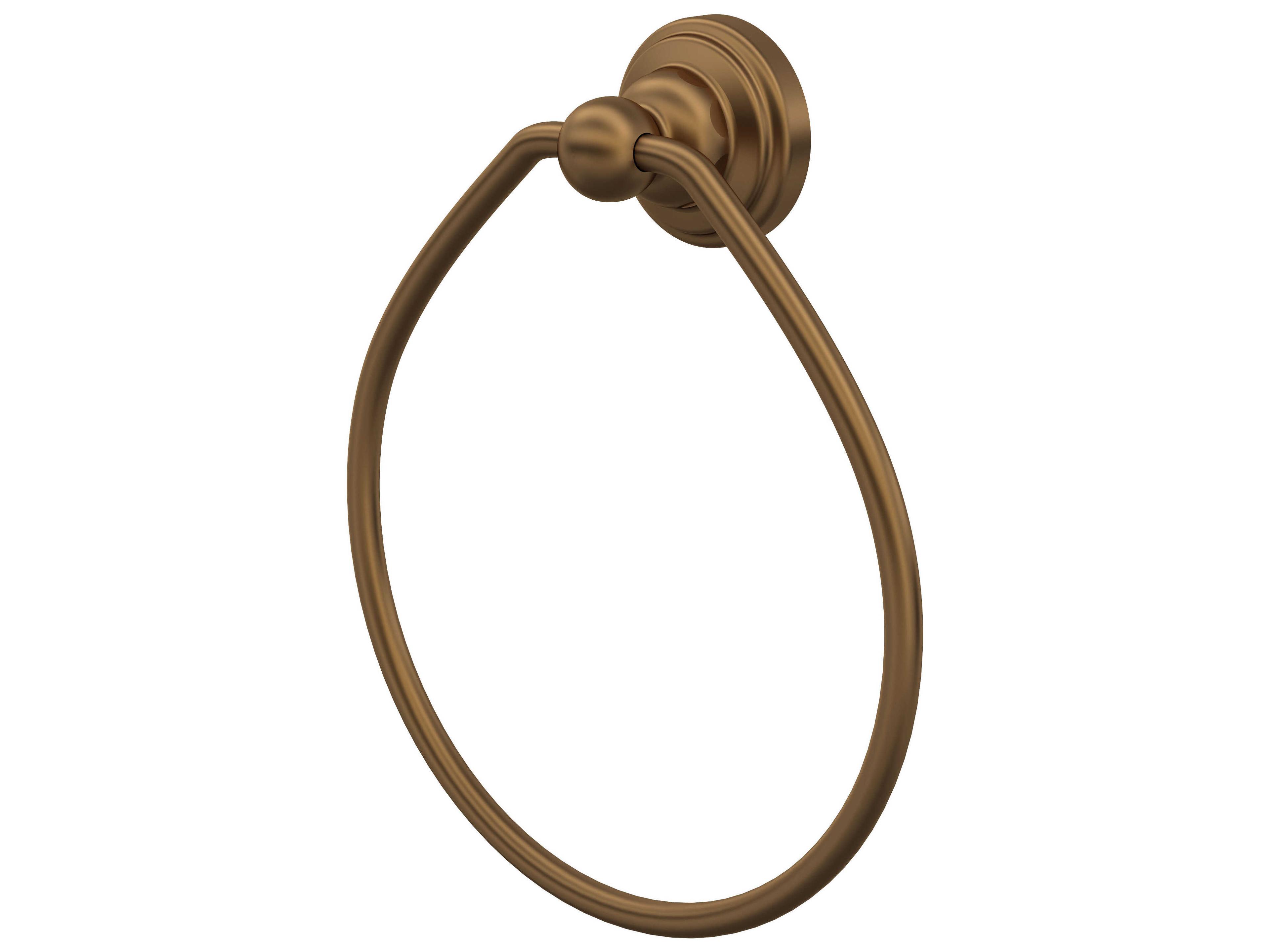 Perrin and Rowe Edwardian English Bronze Towel Ring