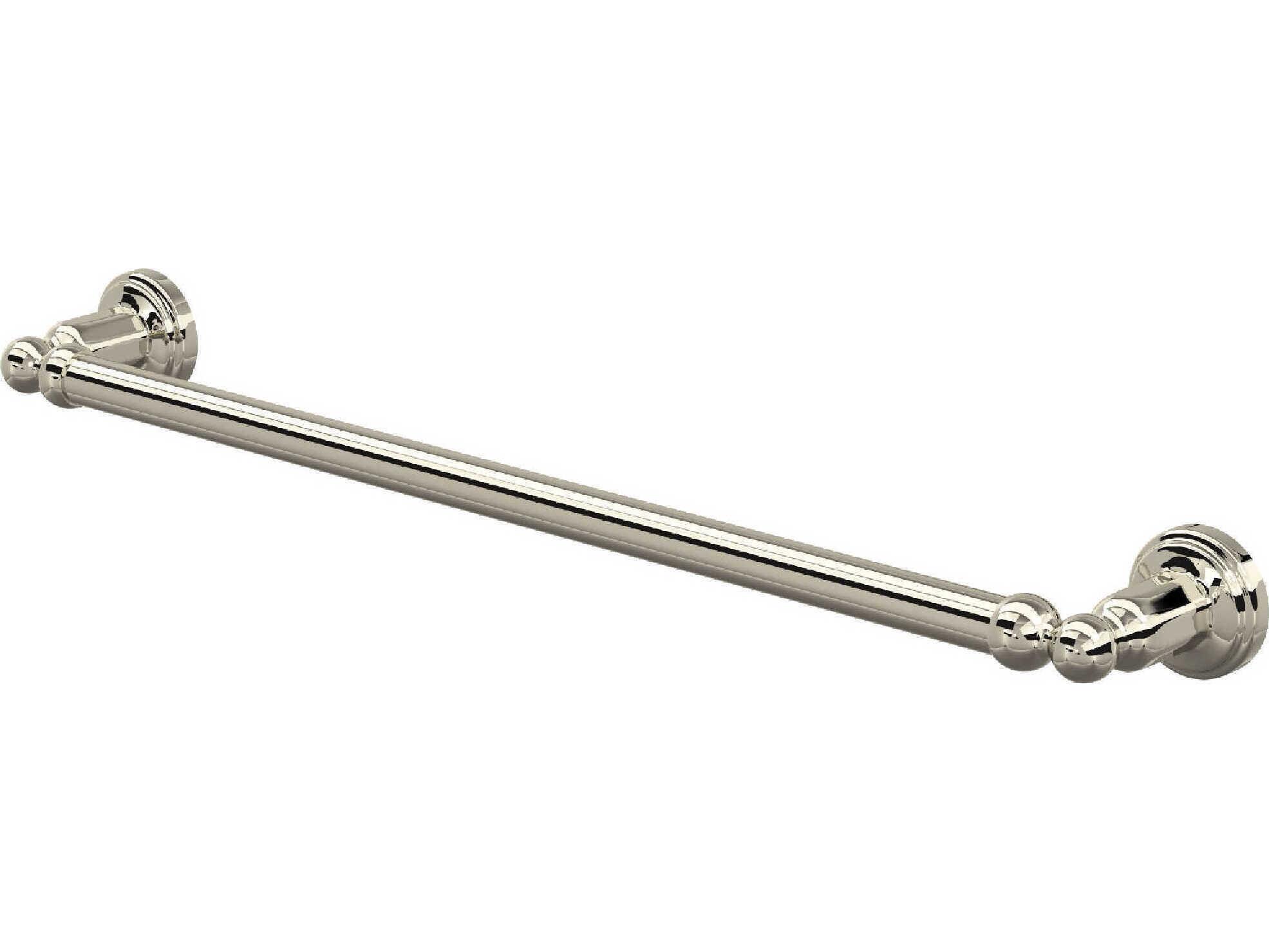 Perrin and Rowe Edwardian Polished Nickel Towel Bar