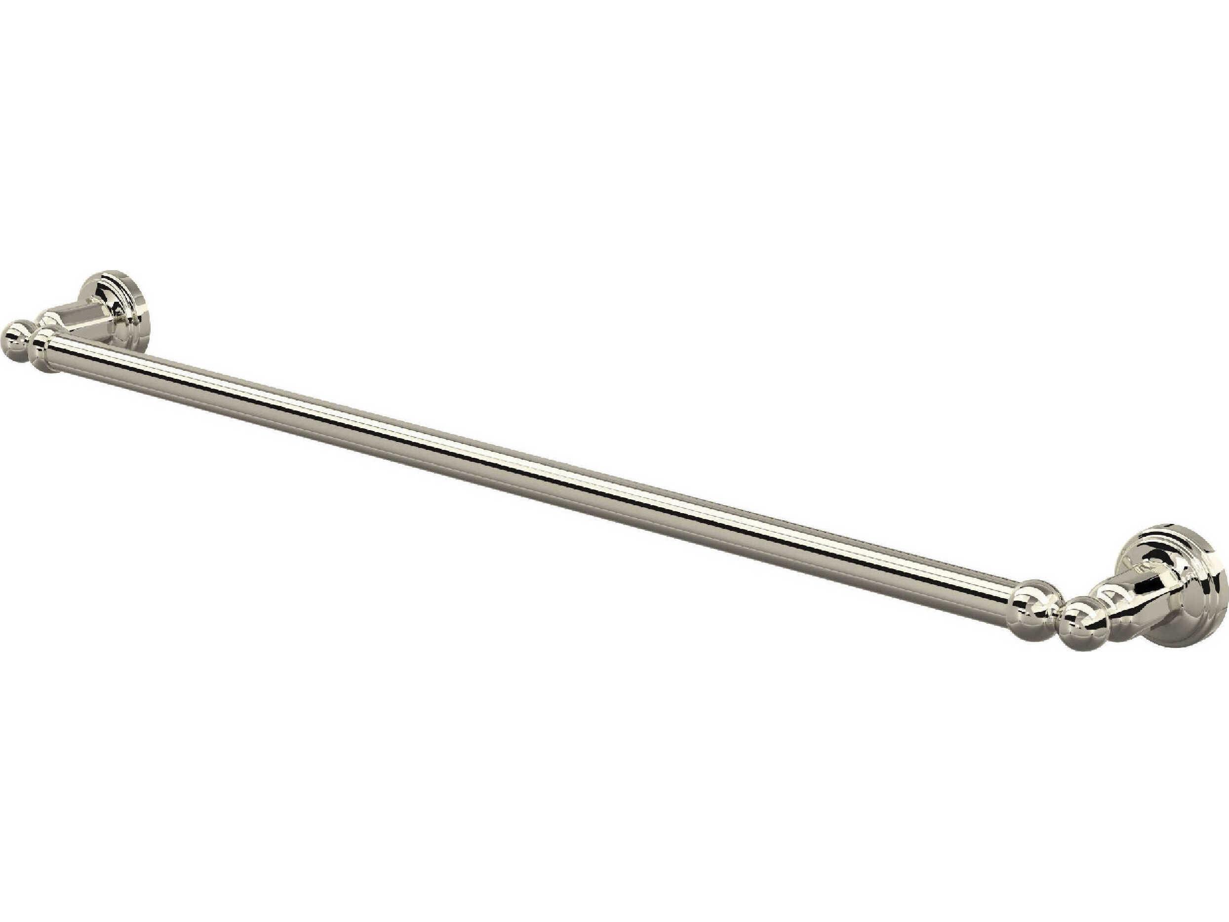 Perrin and Rowe Edwardian Polished Nickel Towel Bar