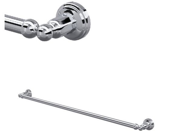 Perrin and Rowe Edwardian 32" Single Towel Bar In Polished Chrome 