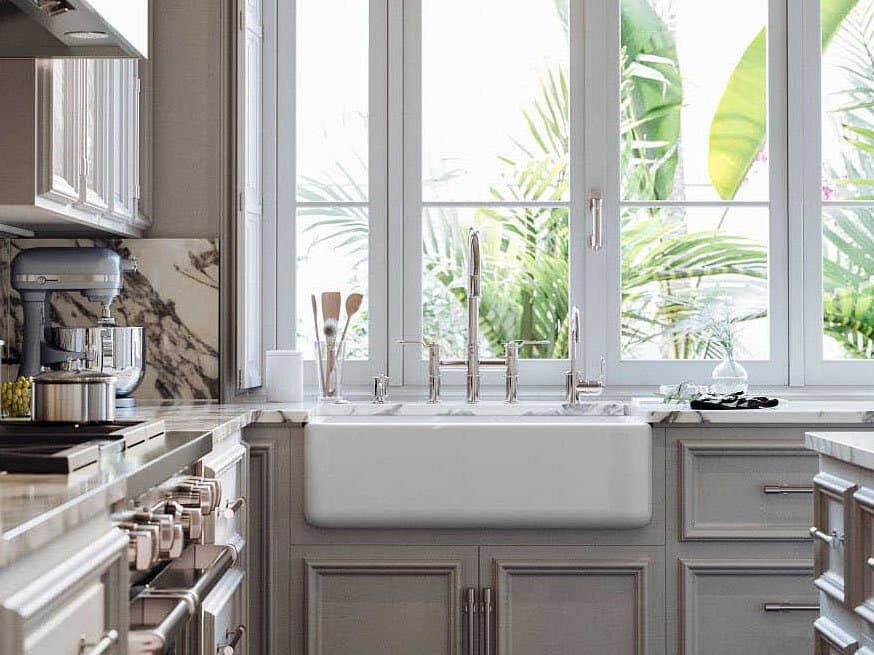 Perrin and Rowe Armstrong Polished Nickel Hot Water and Kitchen Filter Faucet Kit