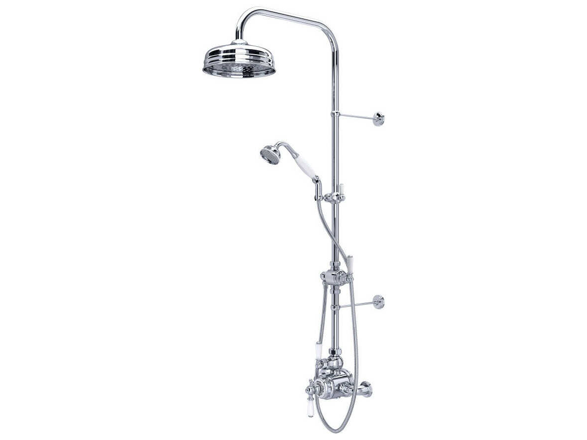 Perrin and Rowe Edwardian Polished Chrome Kit Shower Package