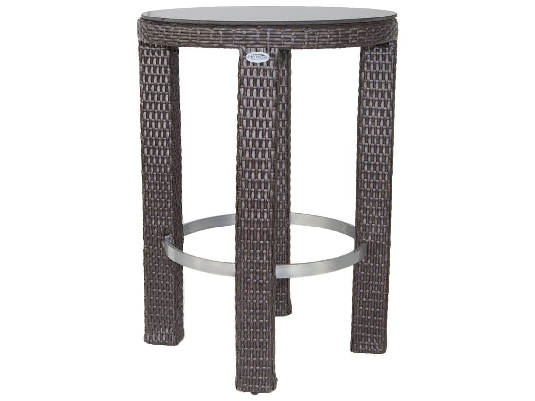 Axcess Inc Signature Round Outdoor Patio Bar Table