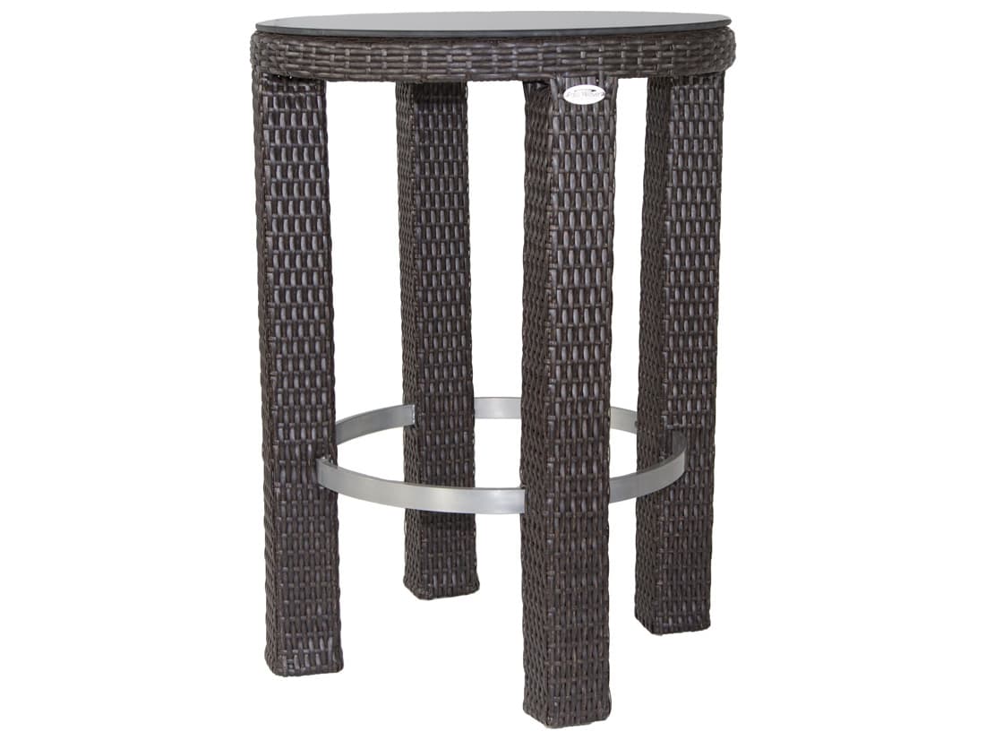 Axcess Inc Signature Round Outdoor Patio Bar Table