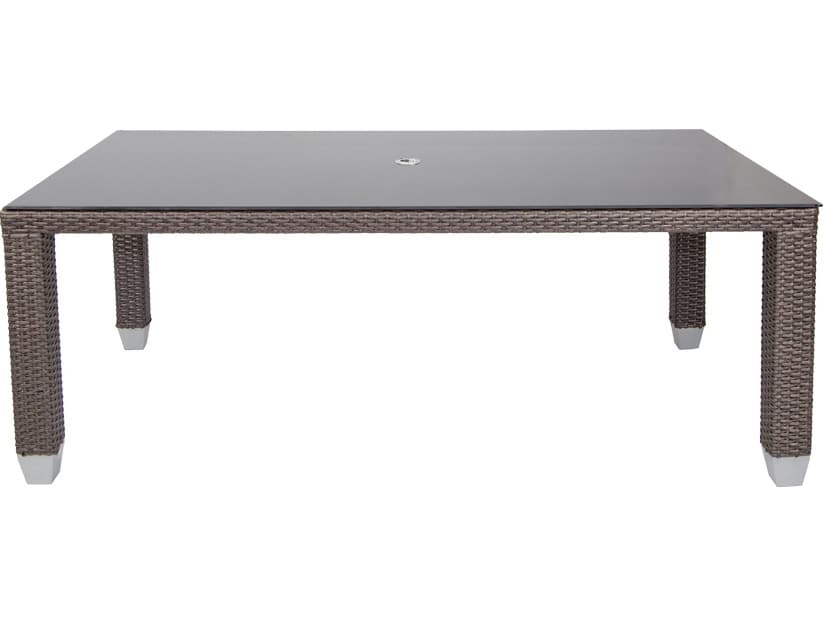 Axcess Inc Signature Rectangle Outdoor Patio Dining Table