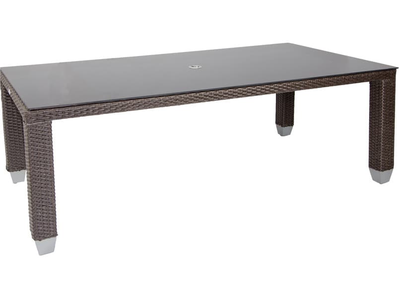 Axcess Inc Signature Rectangle Outdoor Patio Dining Table