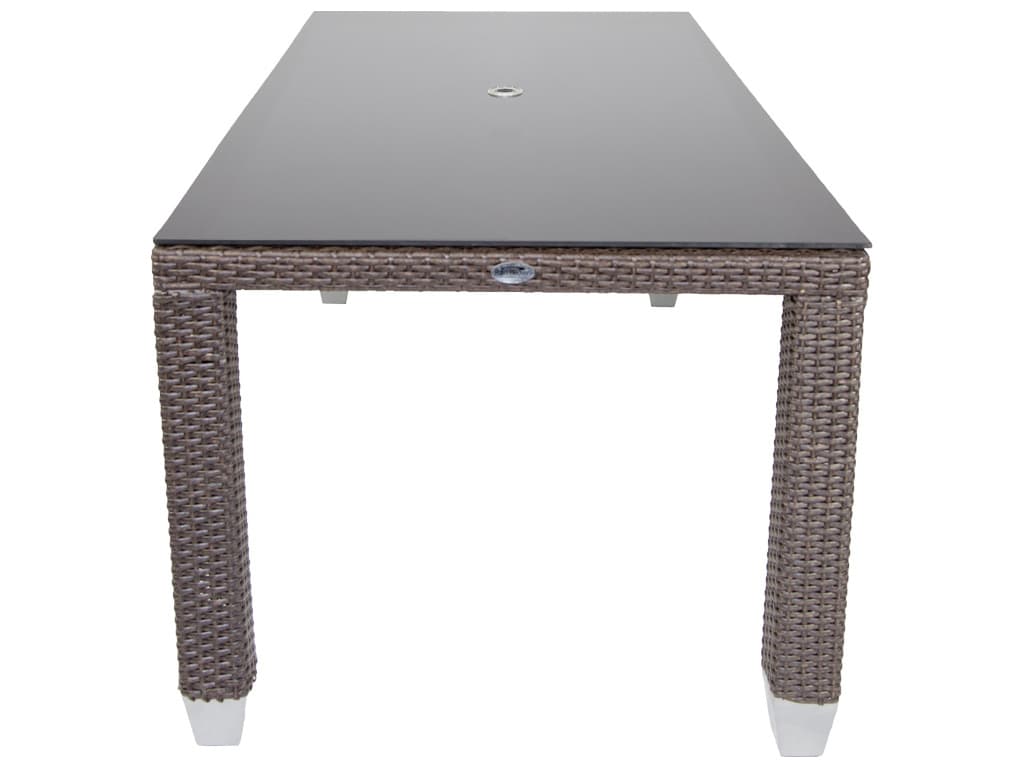 Axcess Inc Signature Rectangle Outdoor Patio Dining Table