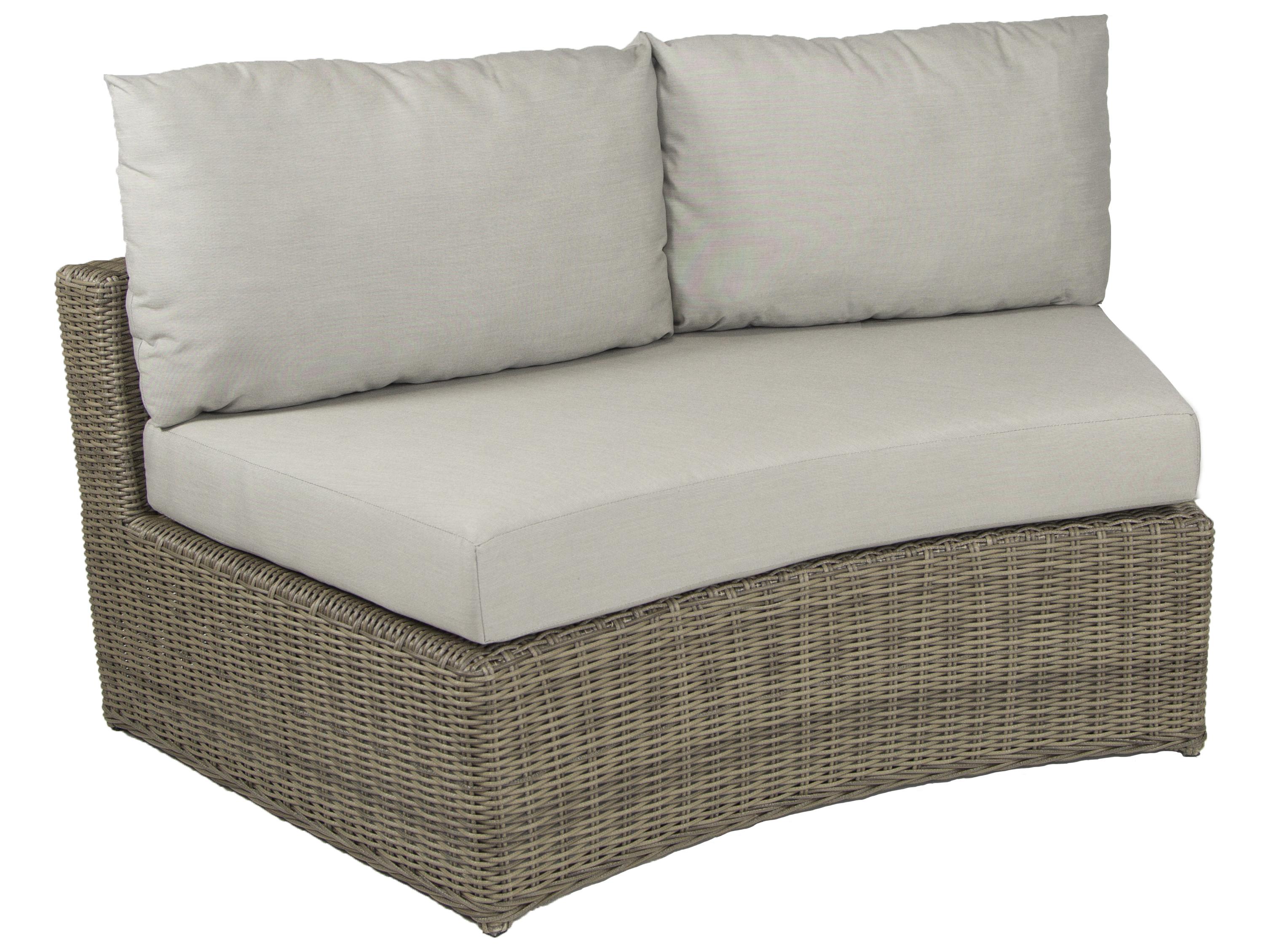 Axcess Inc. Vallejo Center Outdoor Loveseat-Grey