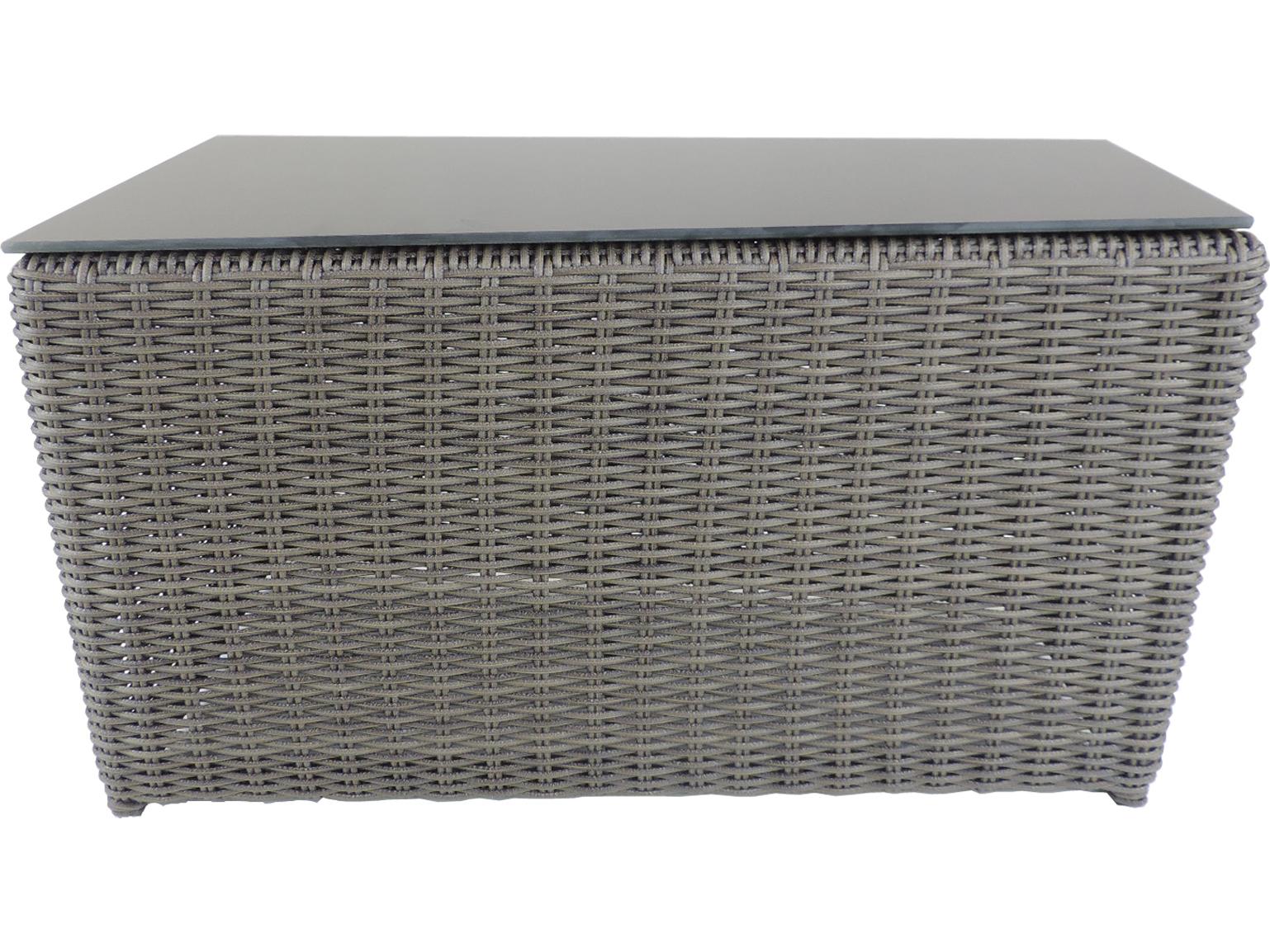 Axcess Inc Vallejo Outdoor Side Table Grey