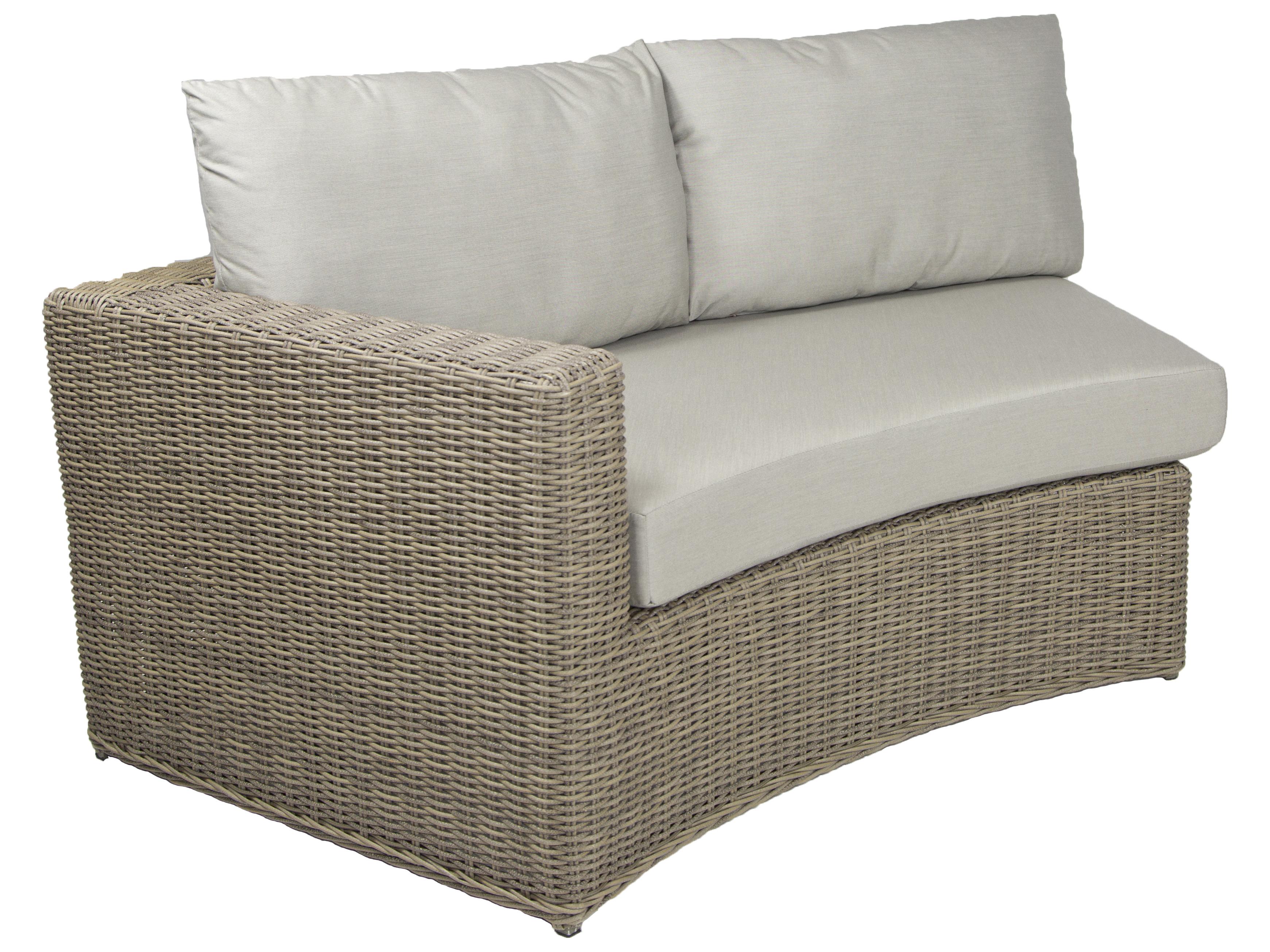 Axcess Inc. Vallejo LAF Outdoor Patio Loveseat-Grey