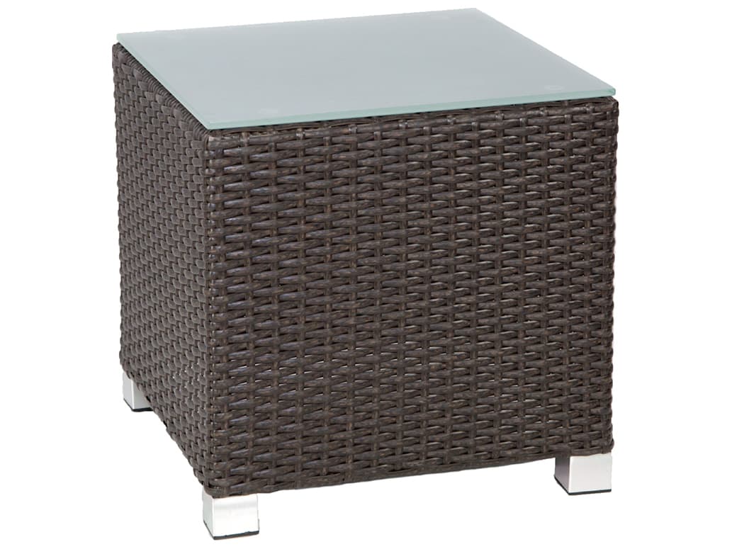 Axcess Inc Venice Cube Outdoor Patio Side Table