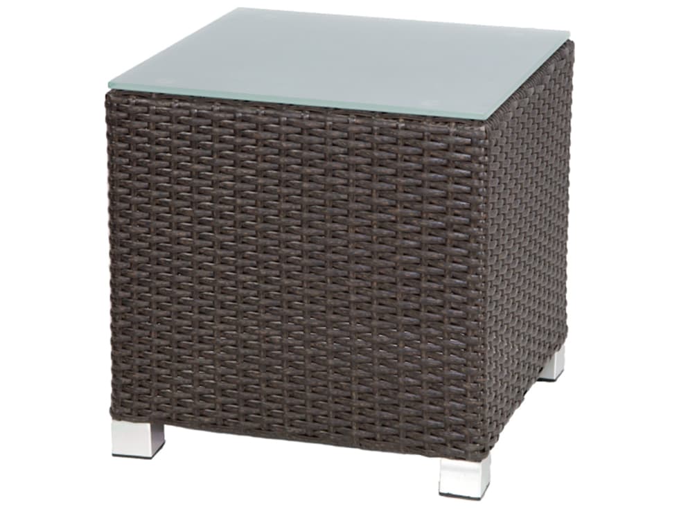Axcess Inc Venice Cube Outdoor Patio Side Table