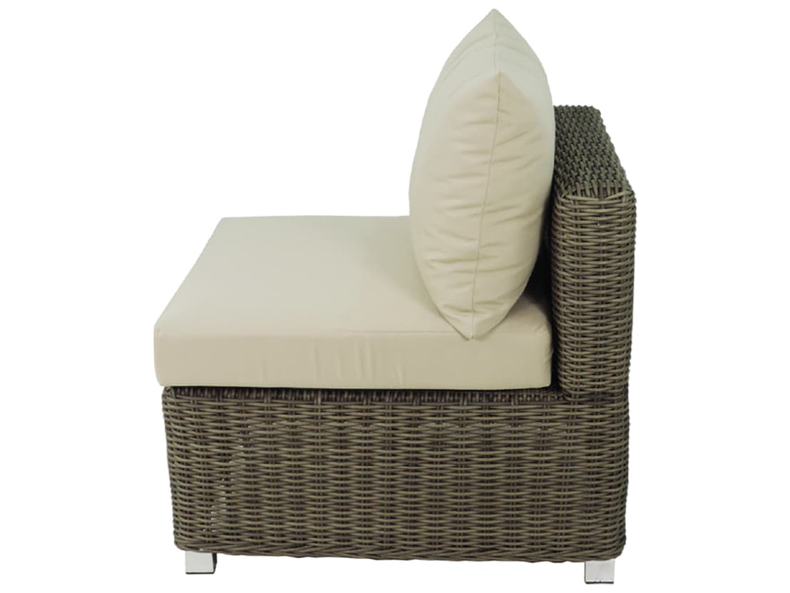 Axcess Inc. Venice Armless Chair-Grey