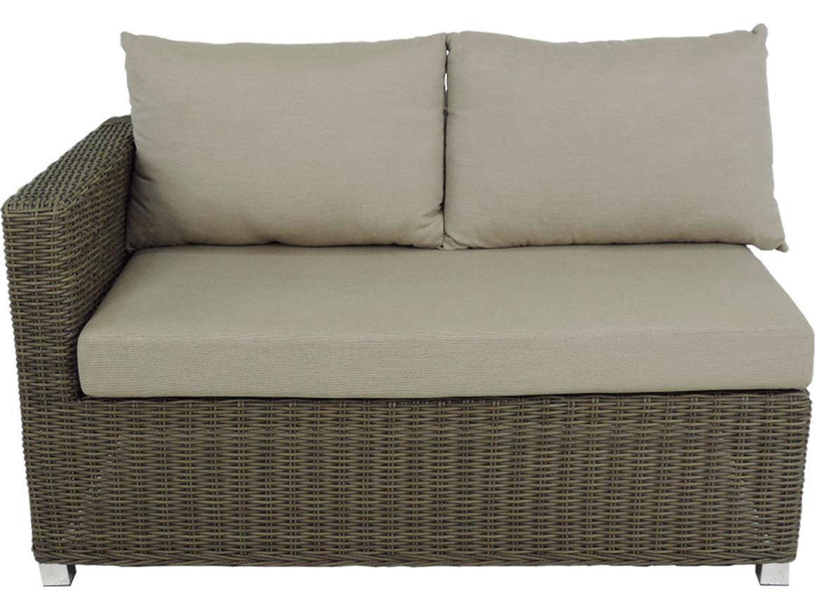 Axcess Inc. Venice LAF Outdoor Loveseat-Grey