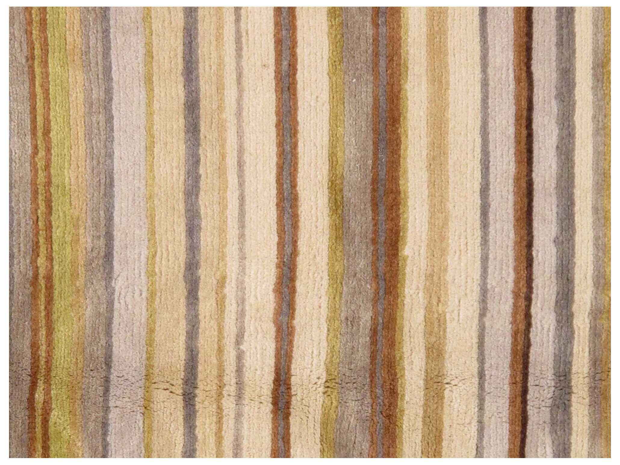Pasargad Home Modern Striped Area Rug