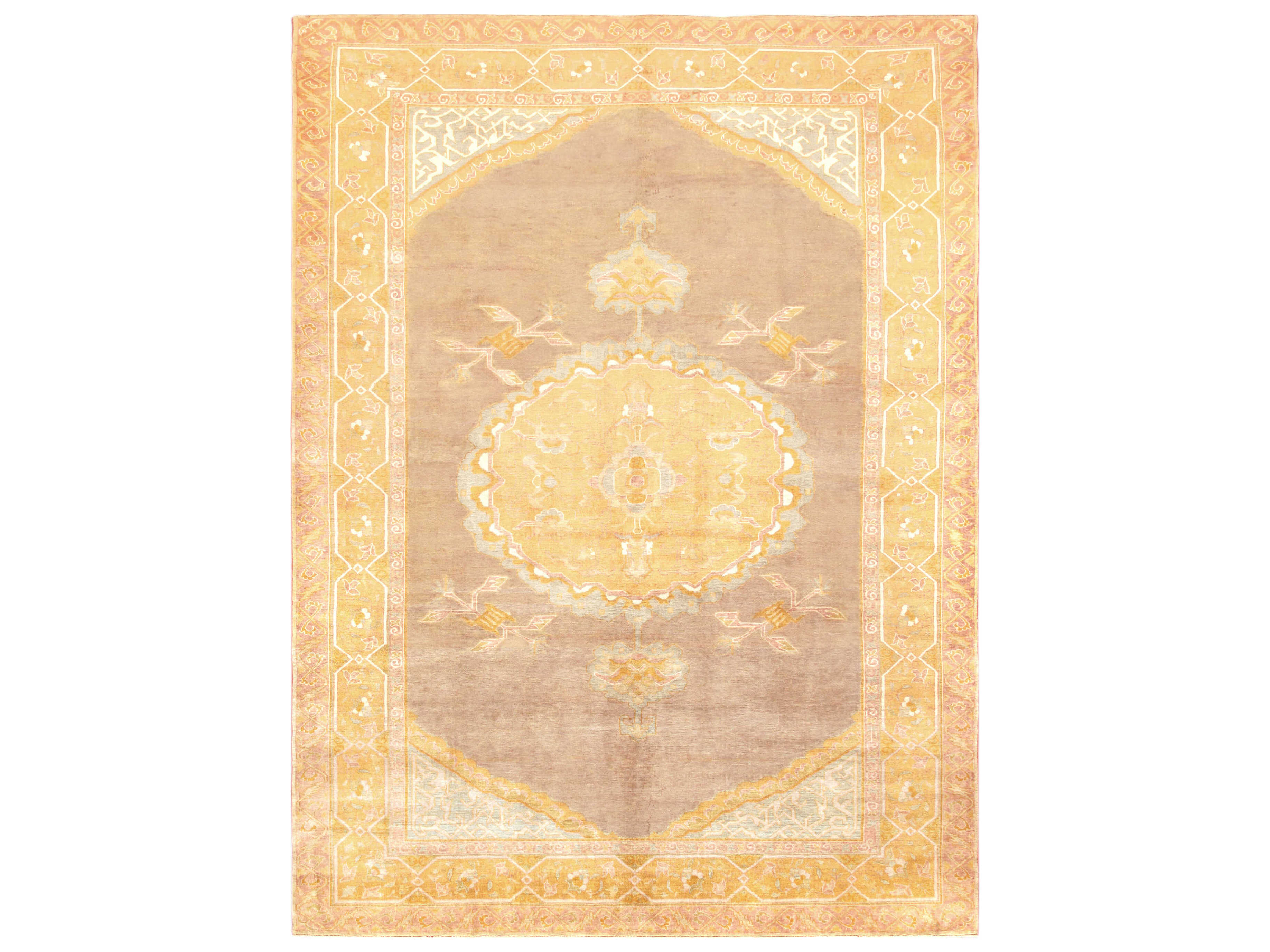Pasargad Home Turkish Bordered Area Rug