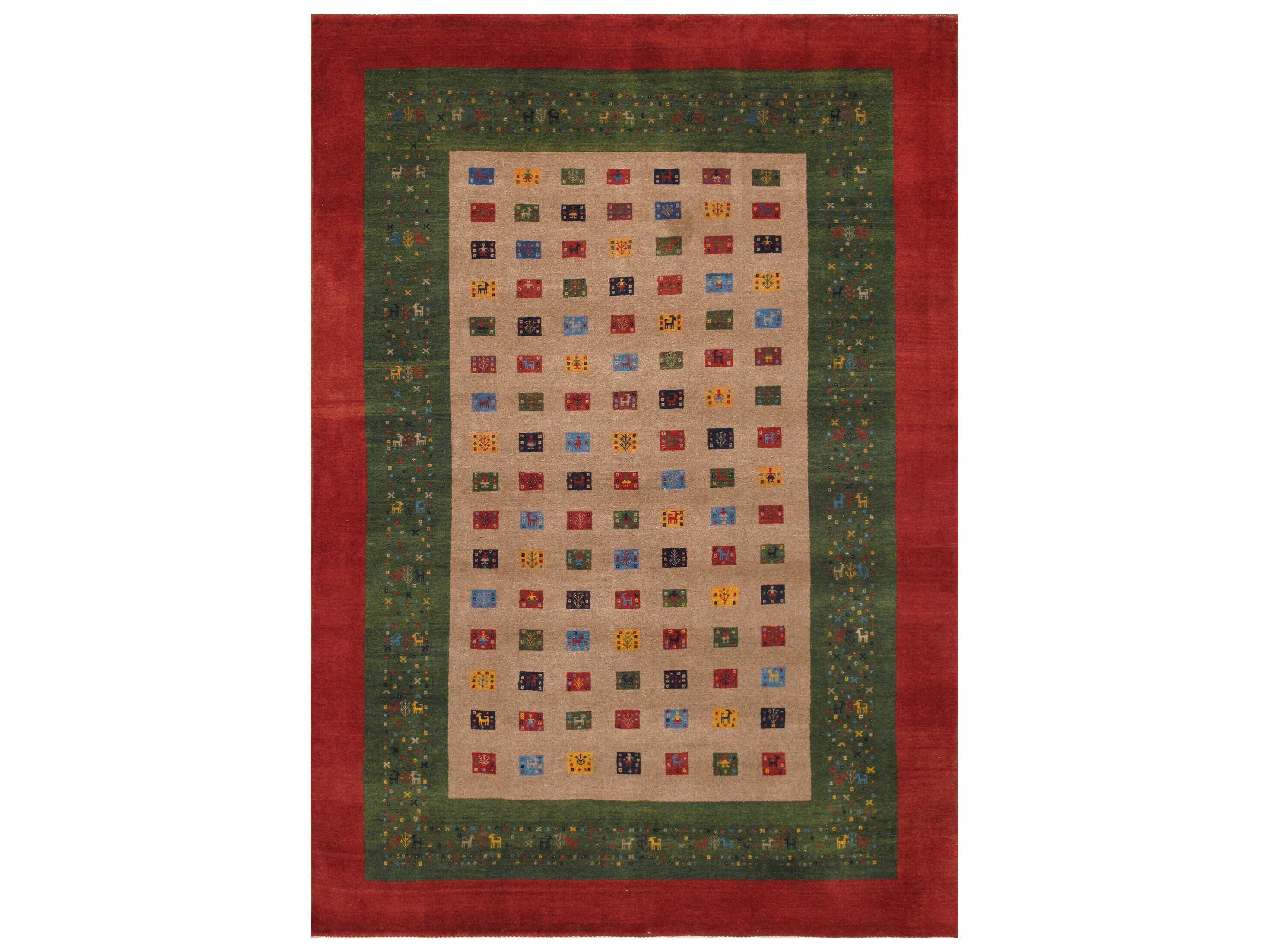 Pasargad Home Tribal Bordered Area Rug