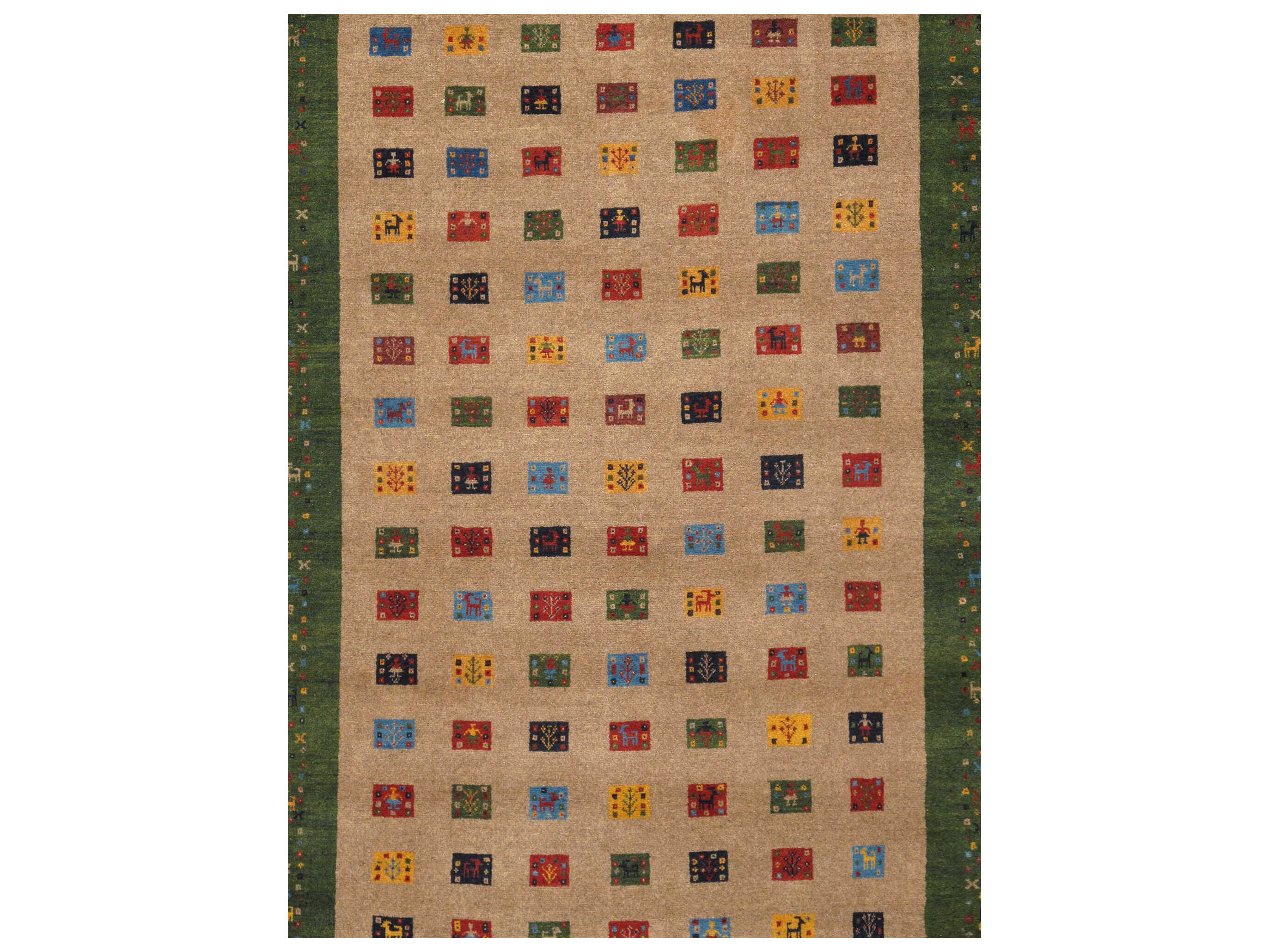 Pasargad Home Tribal Bordered Area Rug