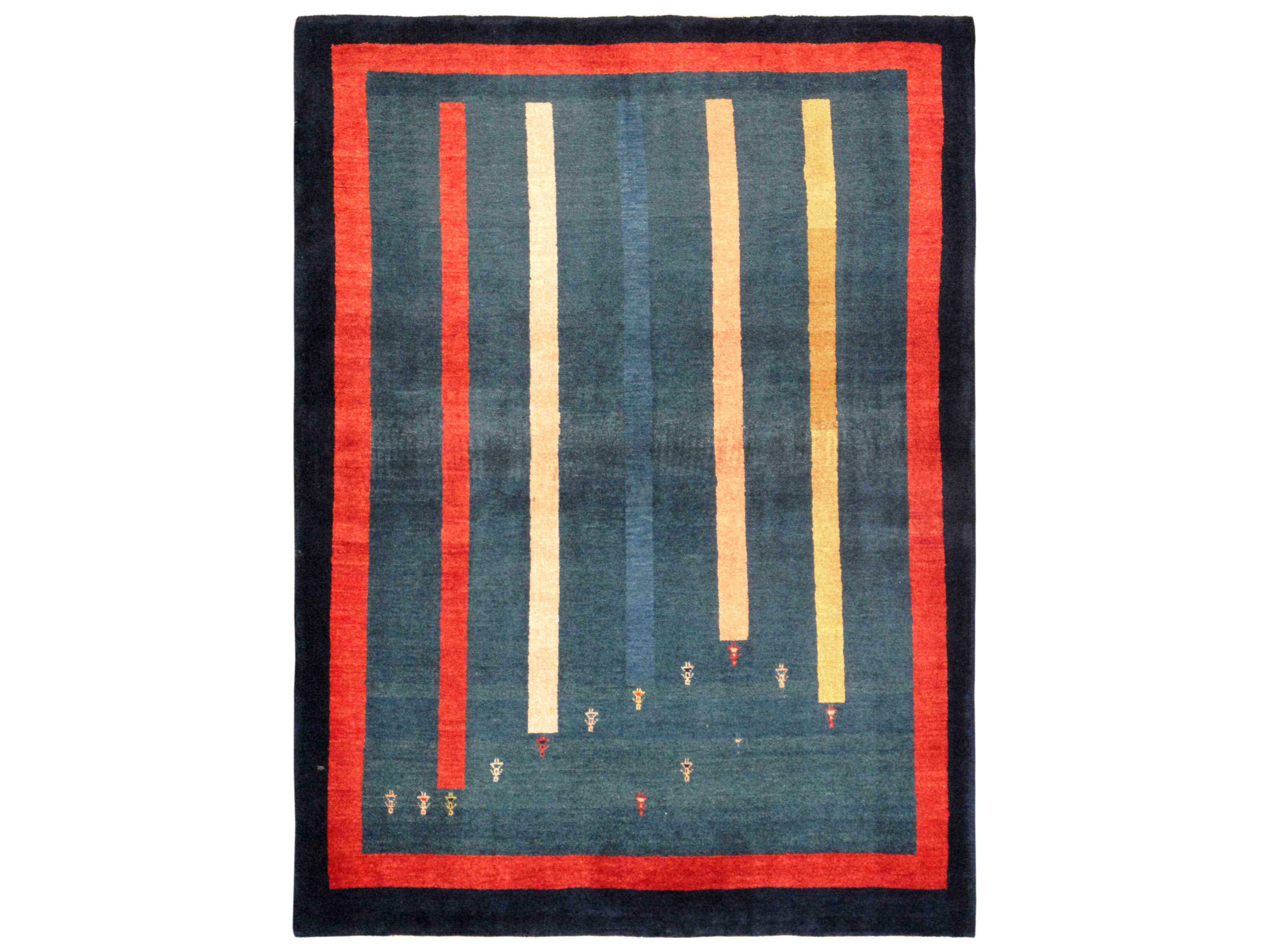 Pasargad Home Tribal Bordered Area Rug