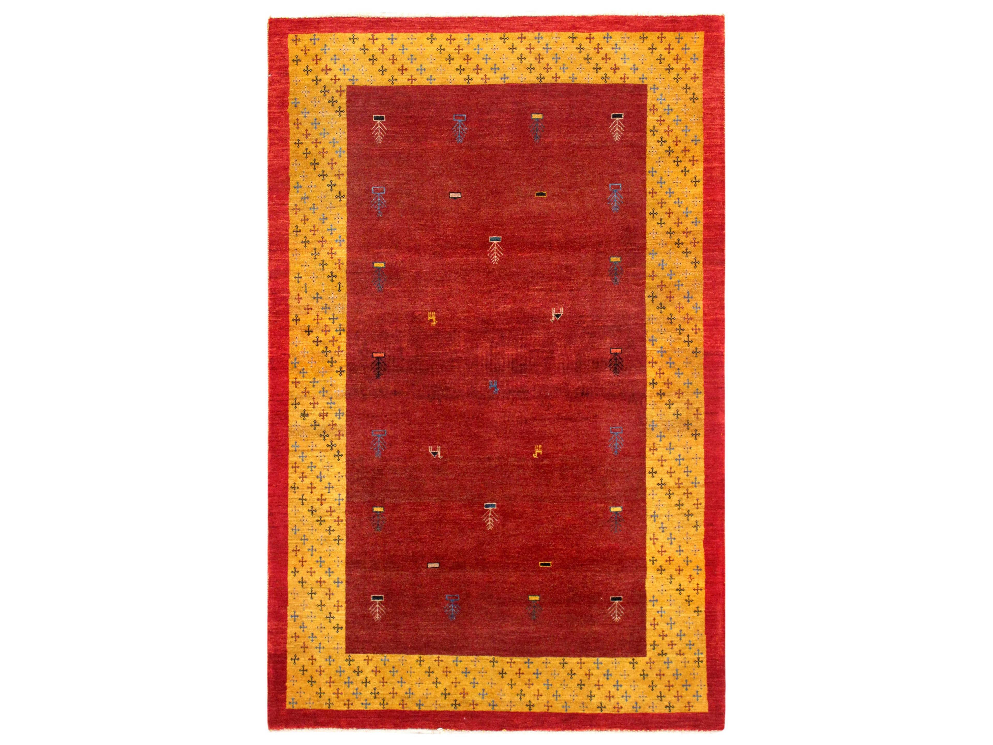 Pasargad Home Tribal Bordered Area Rug