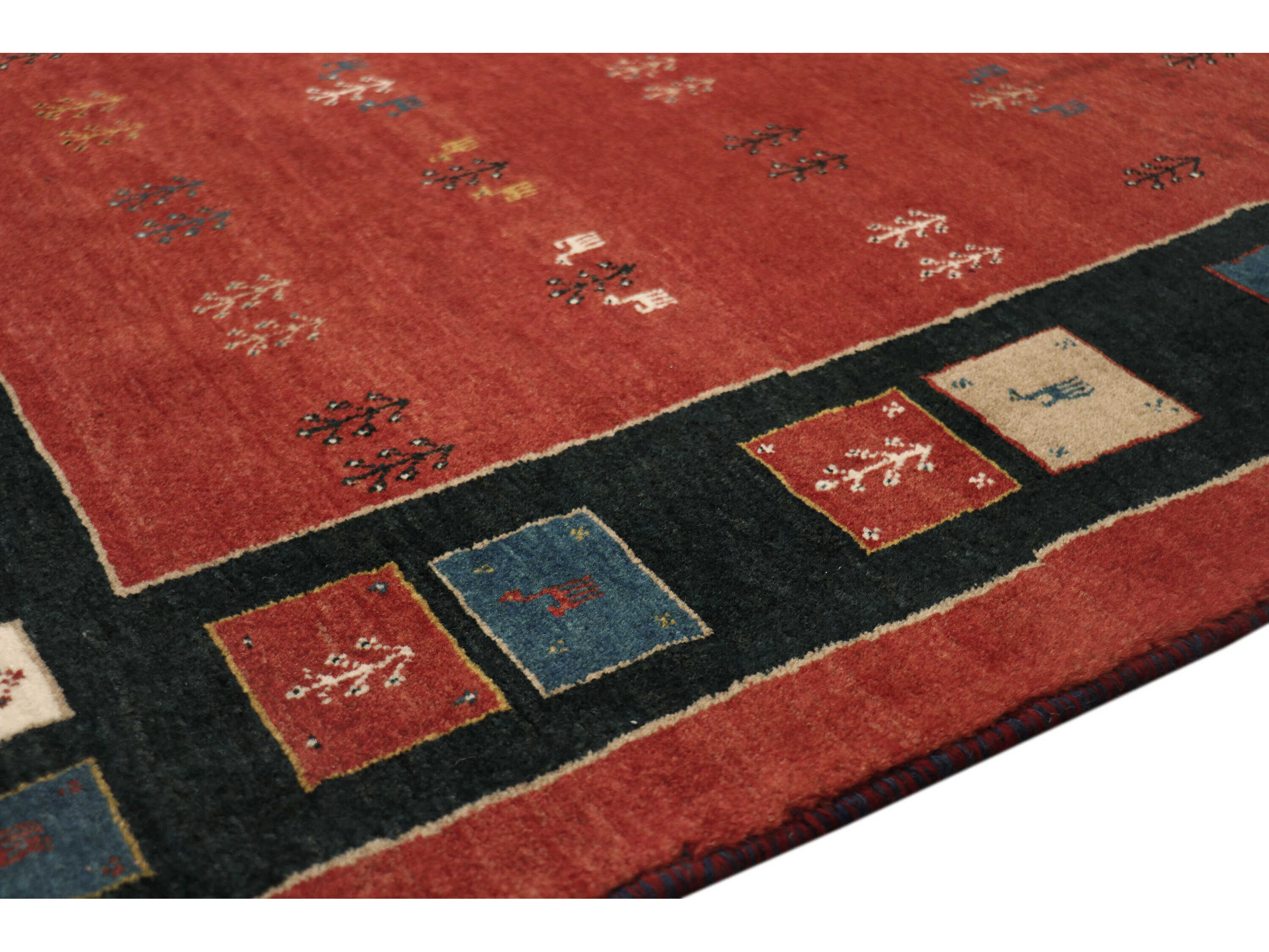 Pasargad Home Tribal Bordered Area Rug
