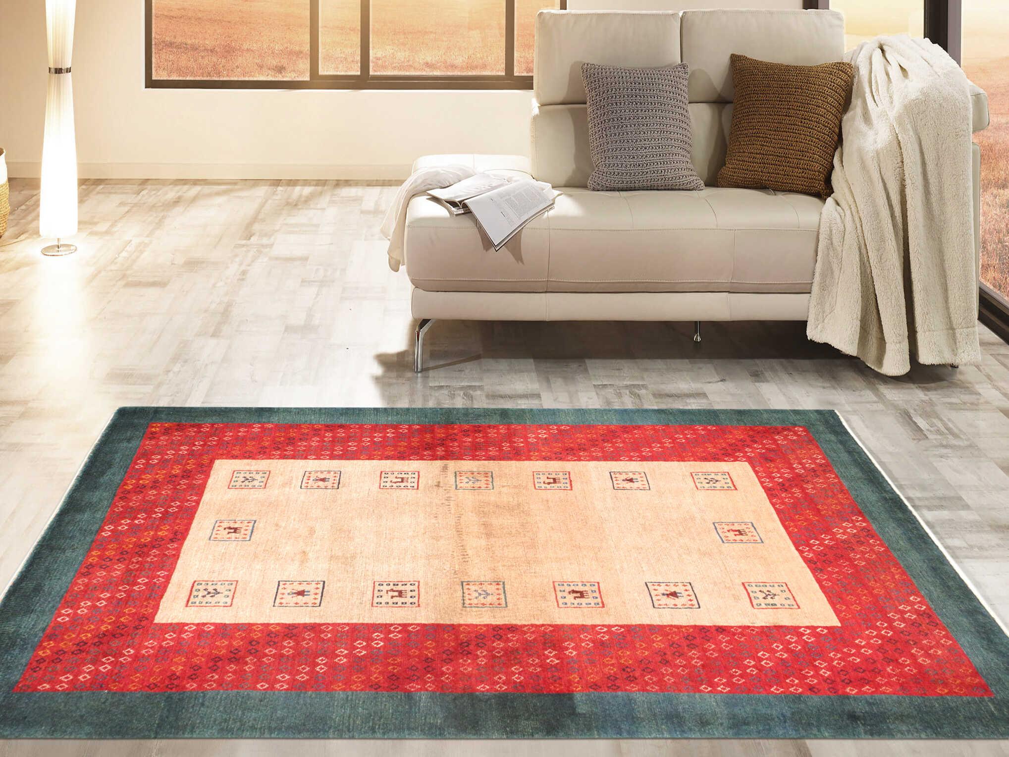 Pasargad Home Tribal Bordered Area Rug