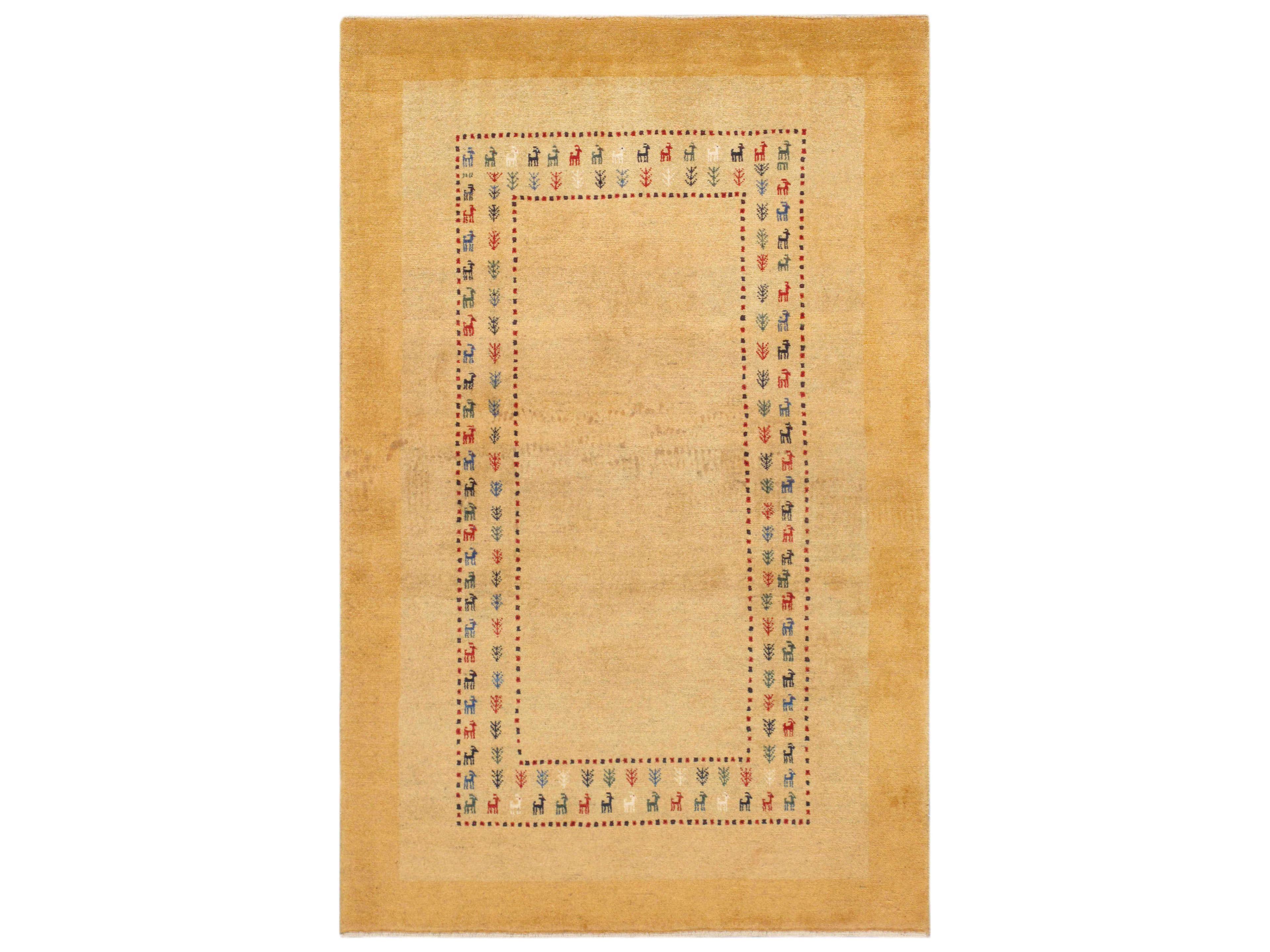 Pasargad Home Tribal Bordered Area Rug