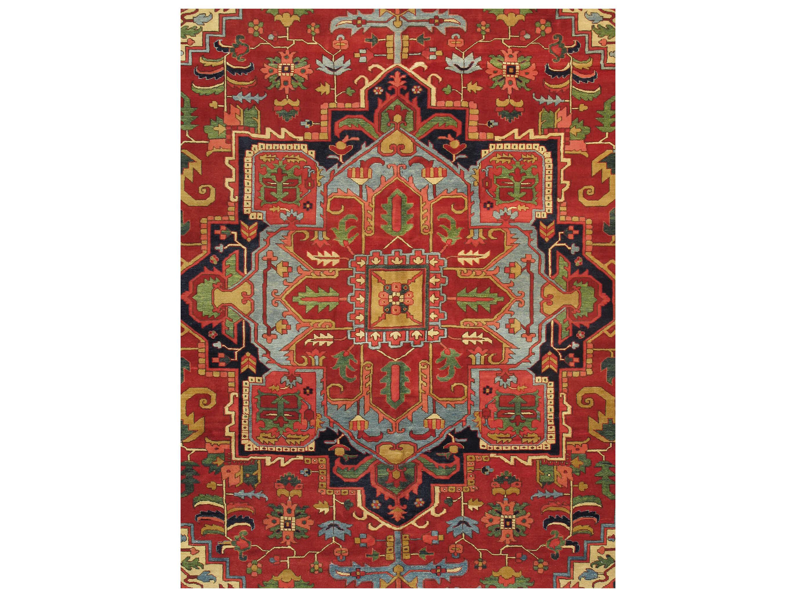 Pasargad Home Azerbaijan Bordered Area Rug