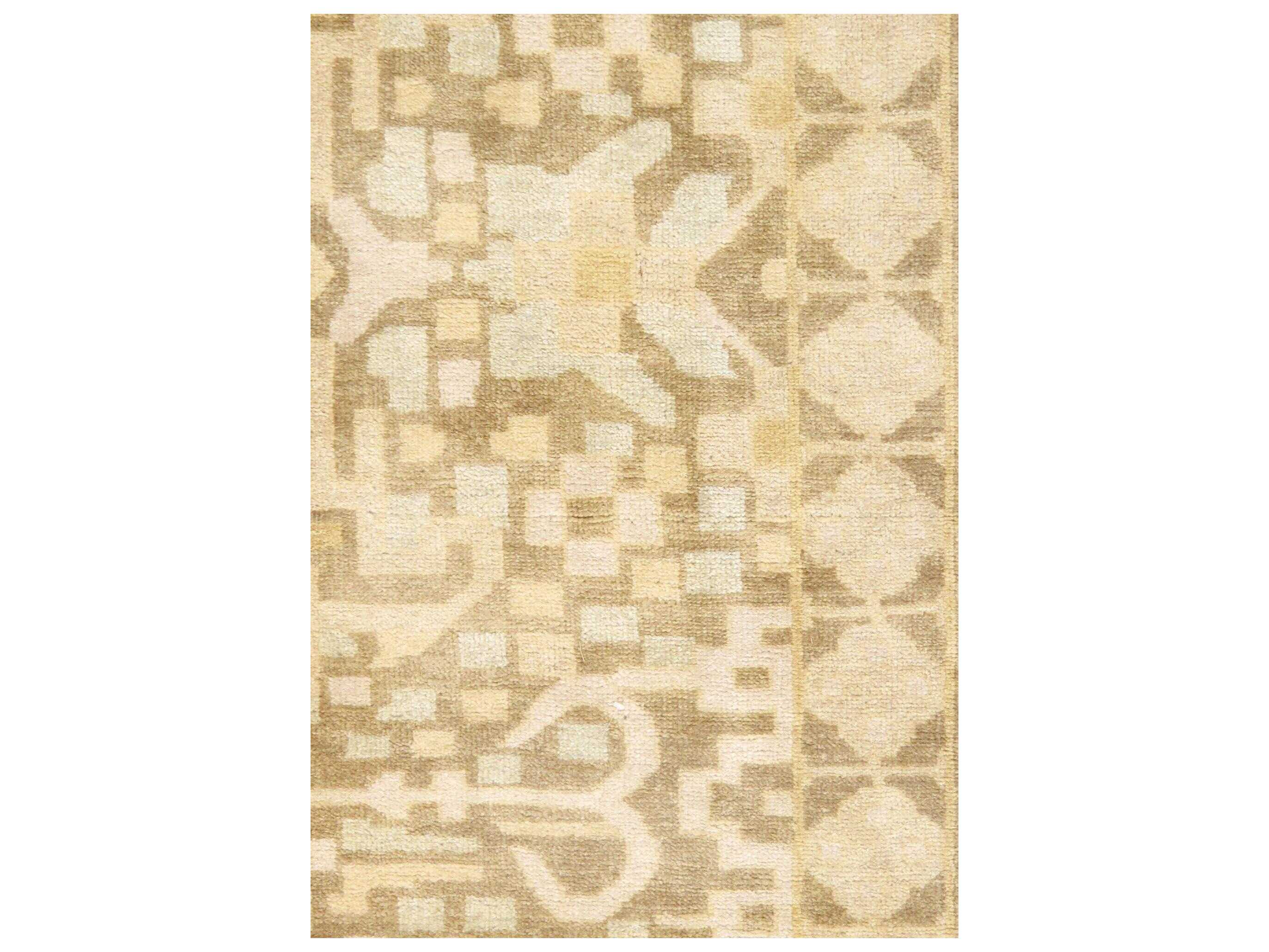 Pasargad Home Oushak Geometric Runner Area Rug