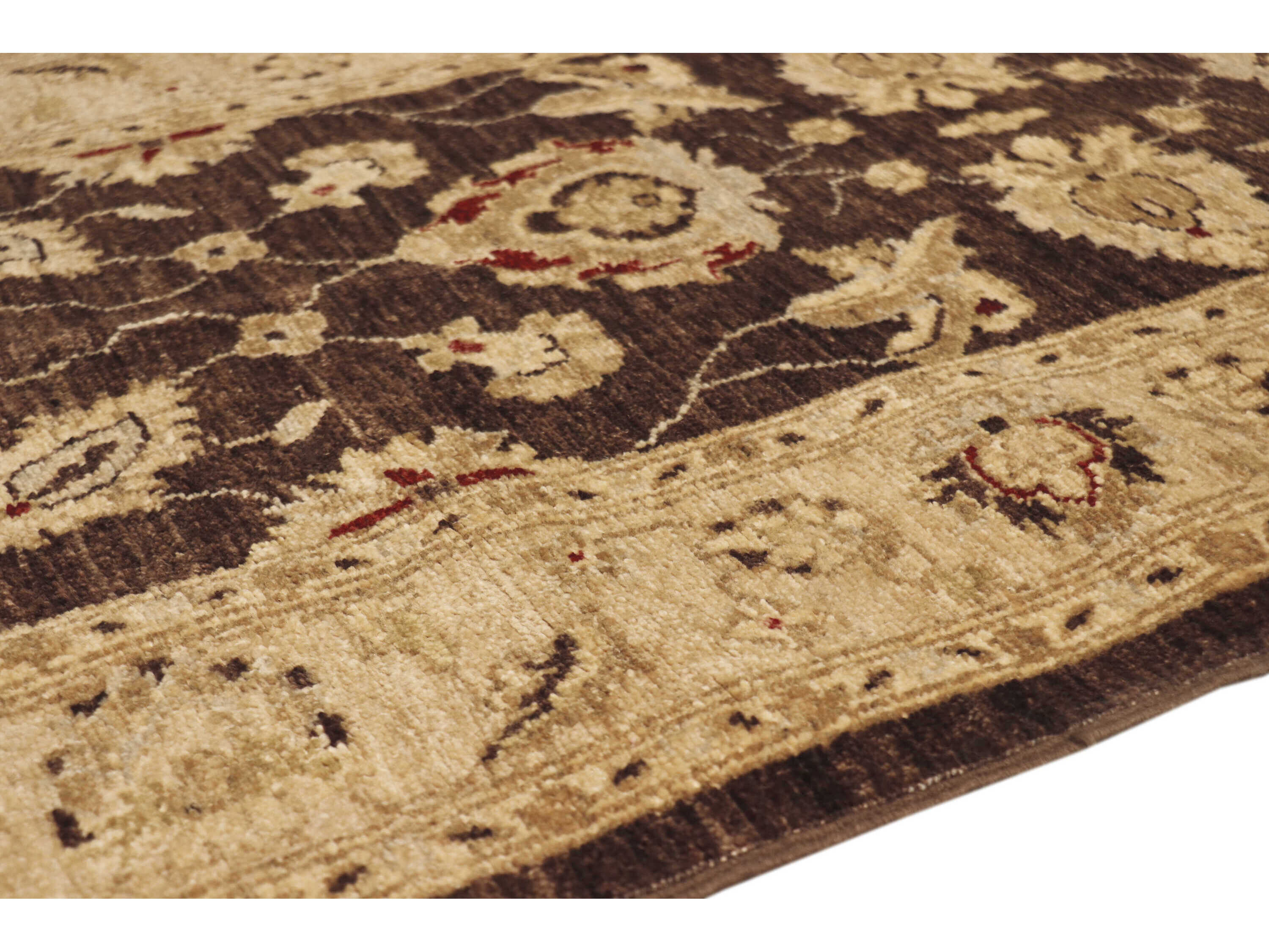 Pasargad Home Melody Bordered Runner Area Rug