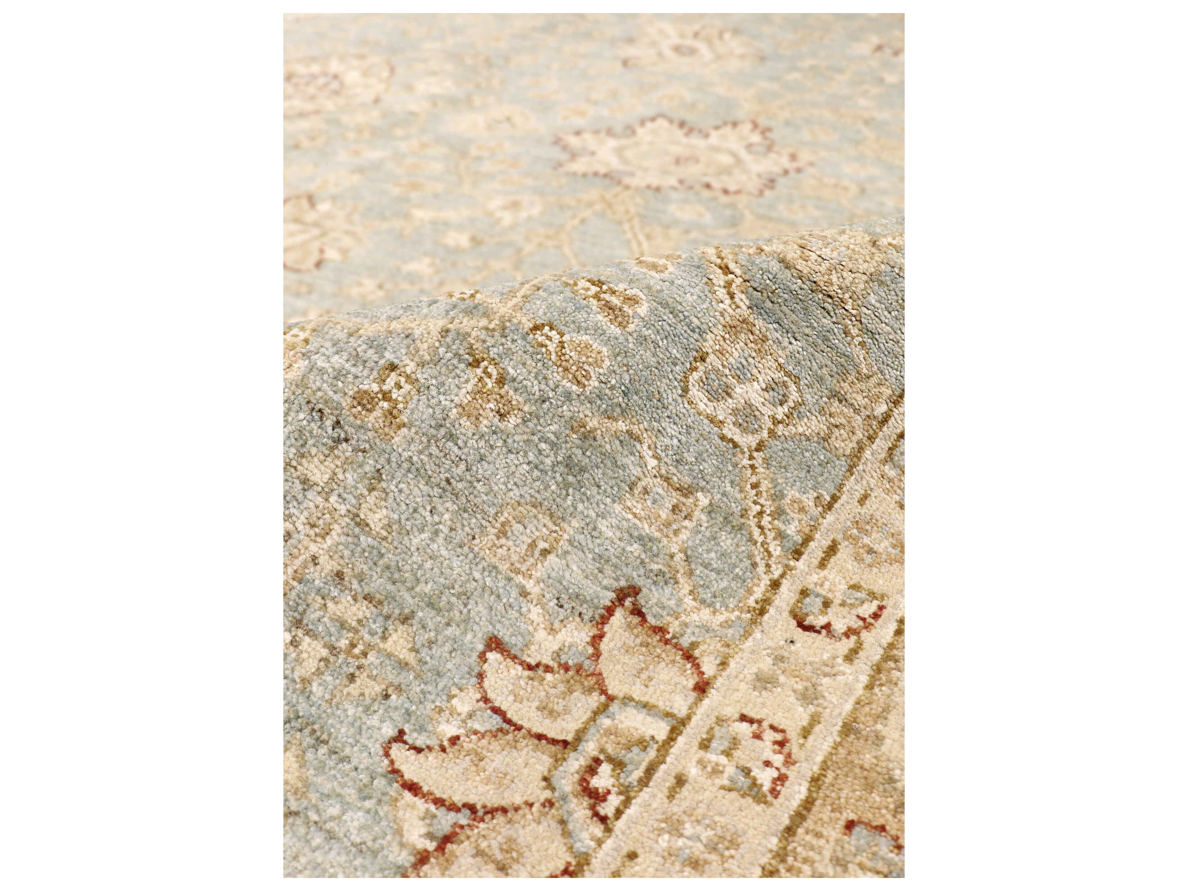 Pasargad Home Melody Bordered Runner Area Rug