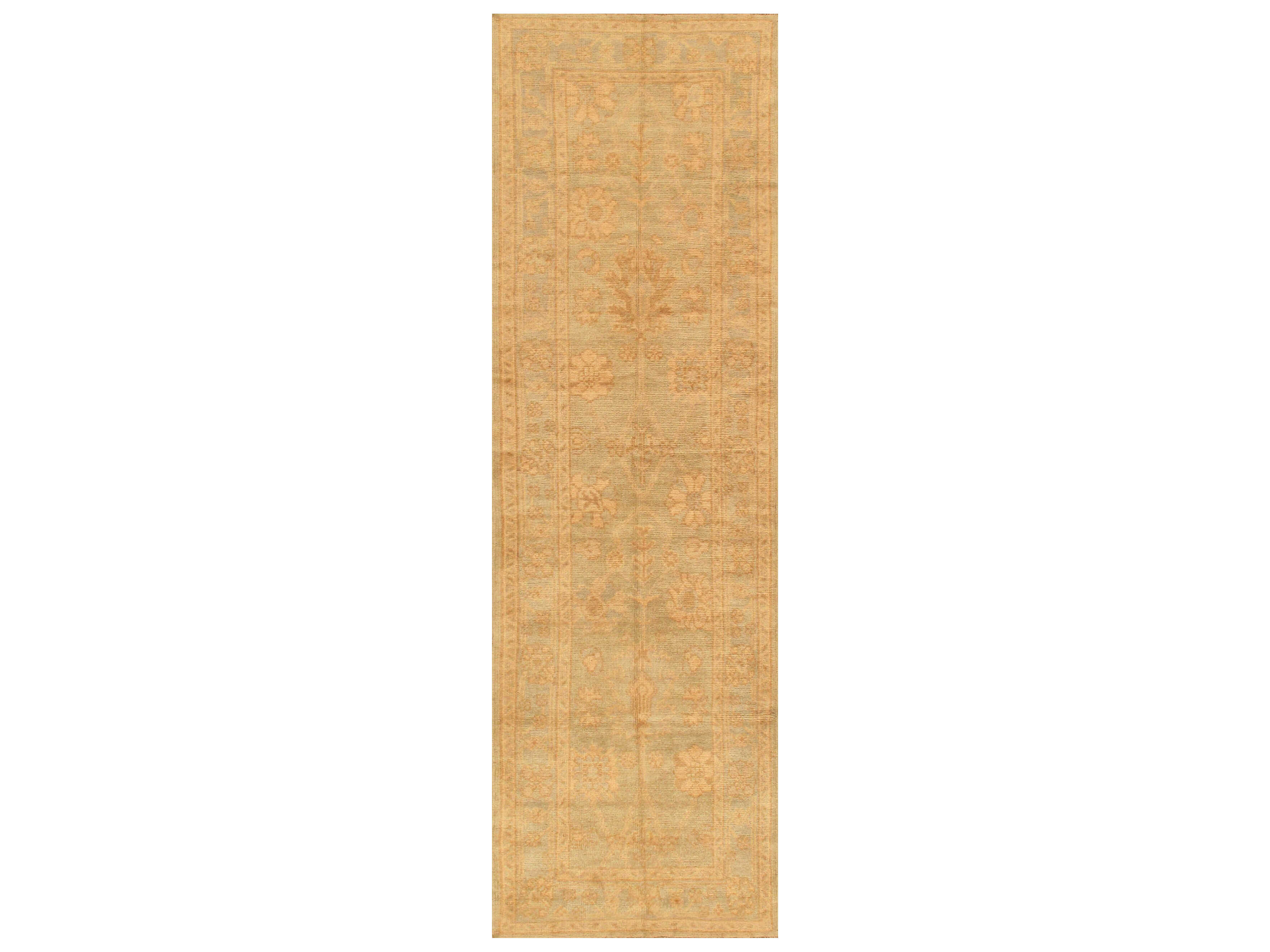 Pasargad Home Oushak Floral Runner Area Rug