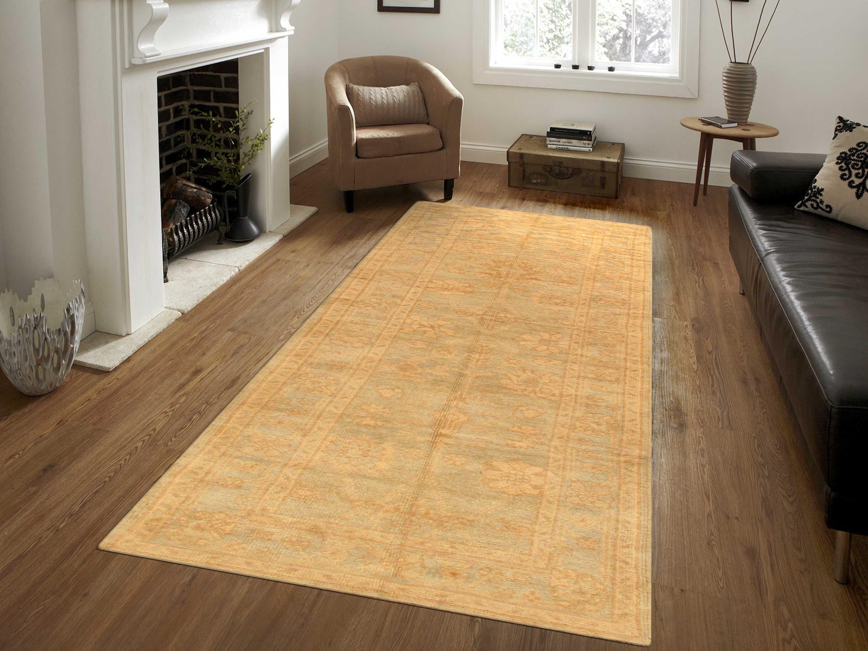 Pasargad Home Oushak Floral Runner Area Rug