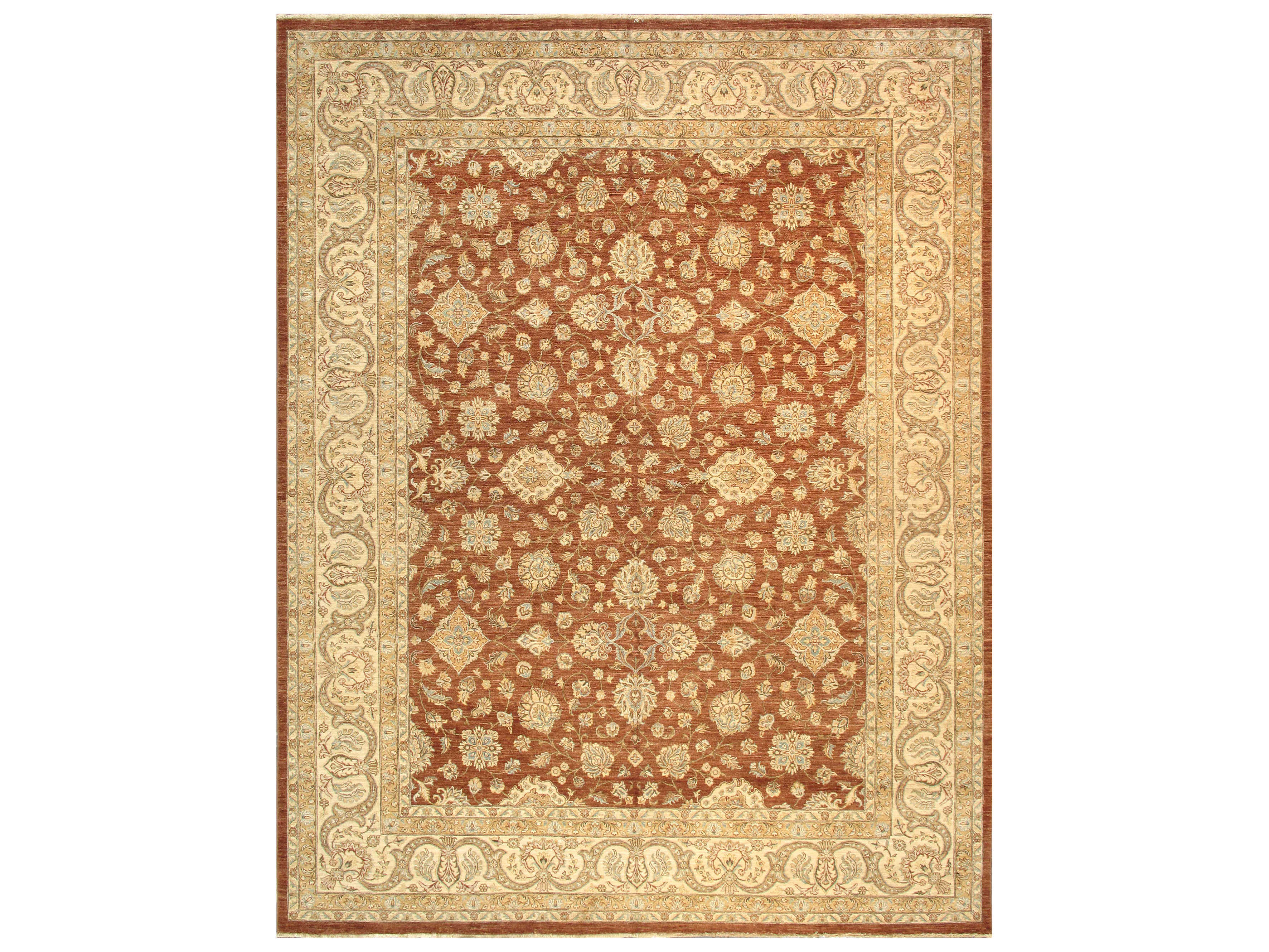 Pasargad Home Melody Bordered Area Rug