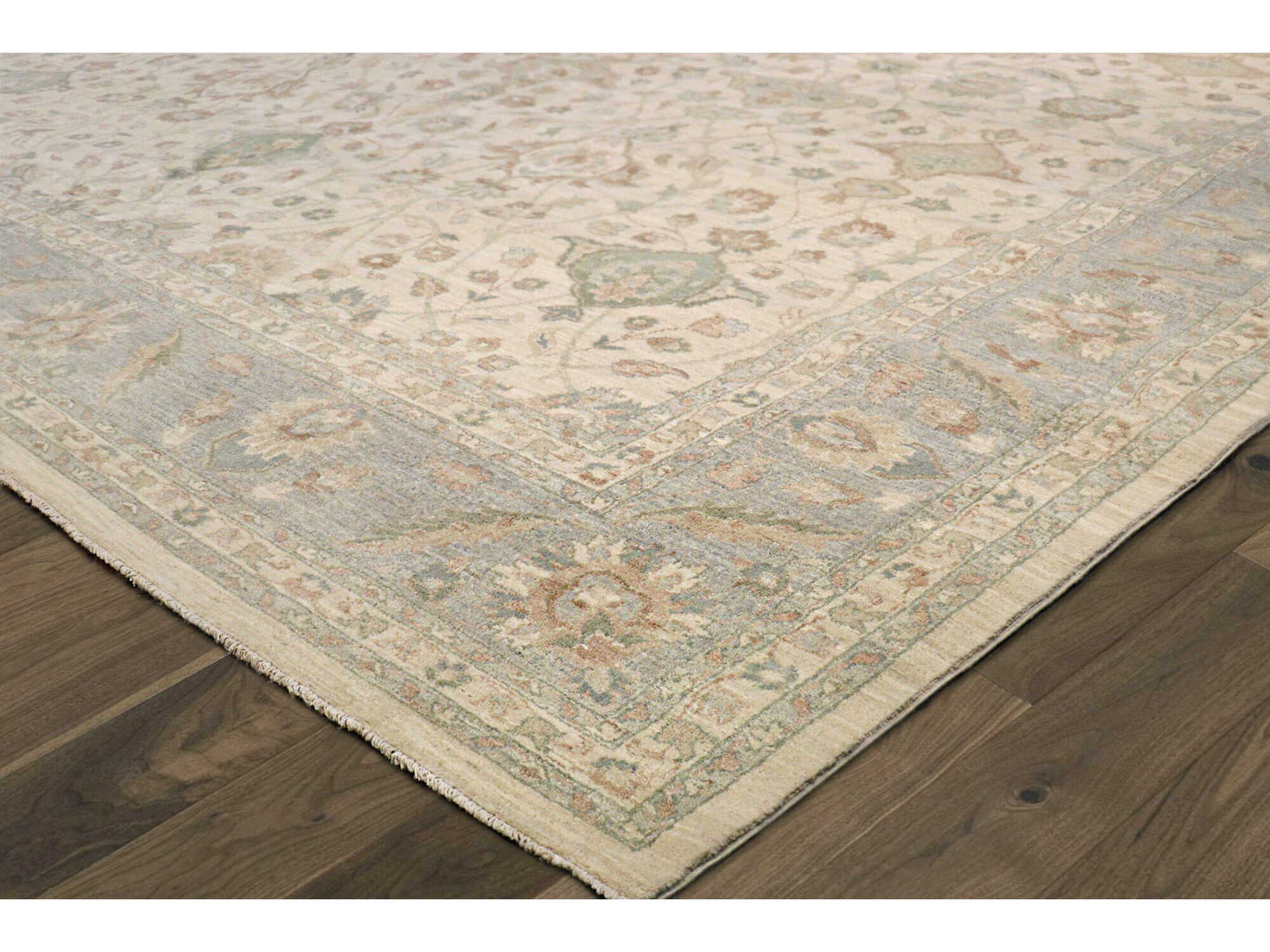Pasargad Home Melody Bordered Area Rug