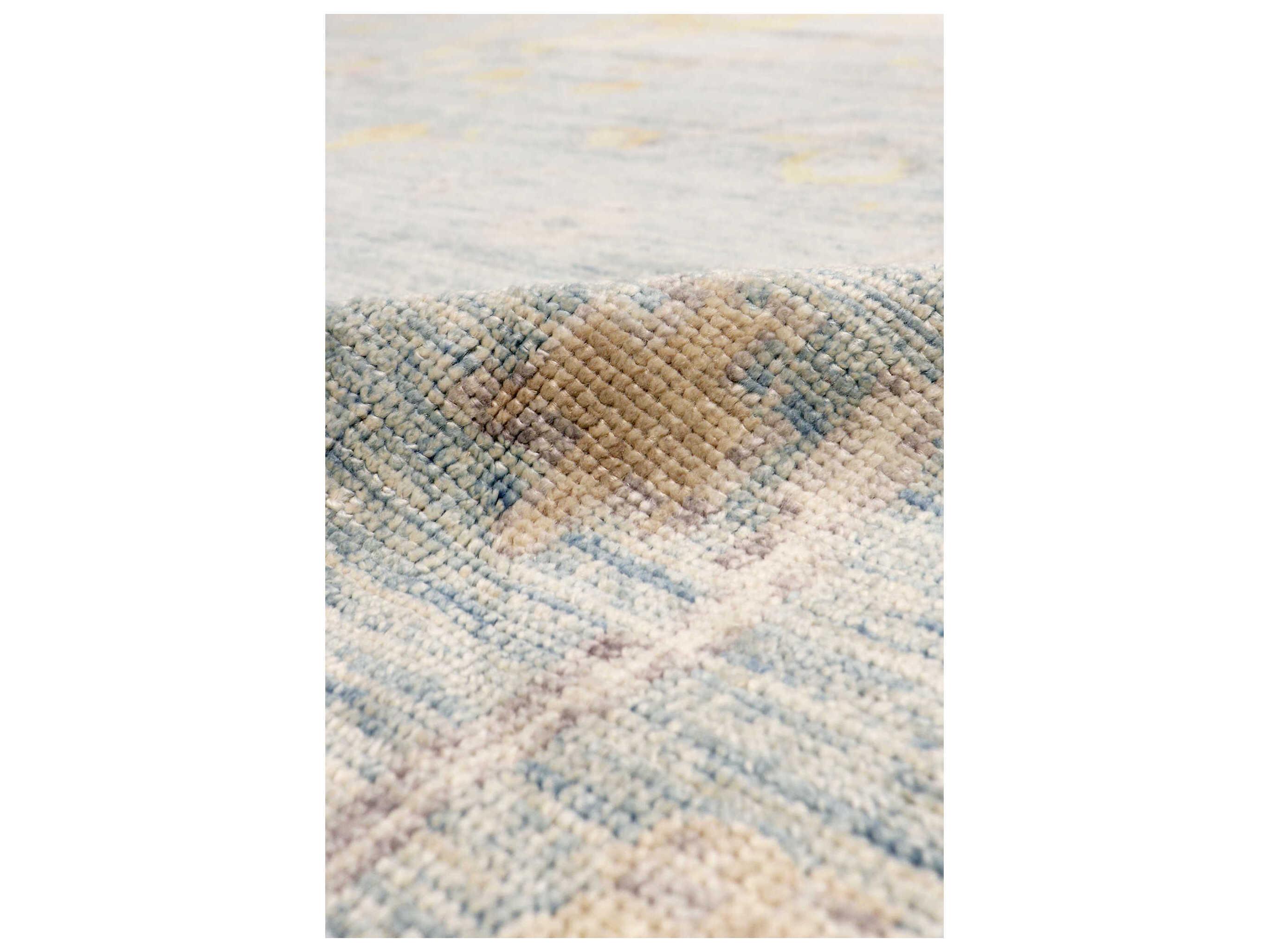 Pasargad Home Oushak Bordered Area Rug