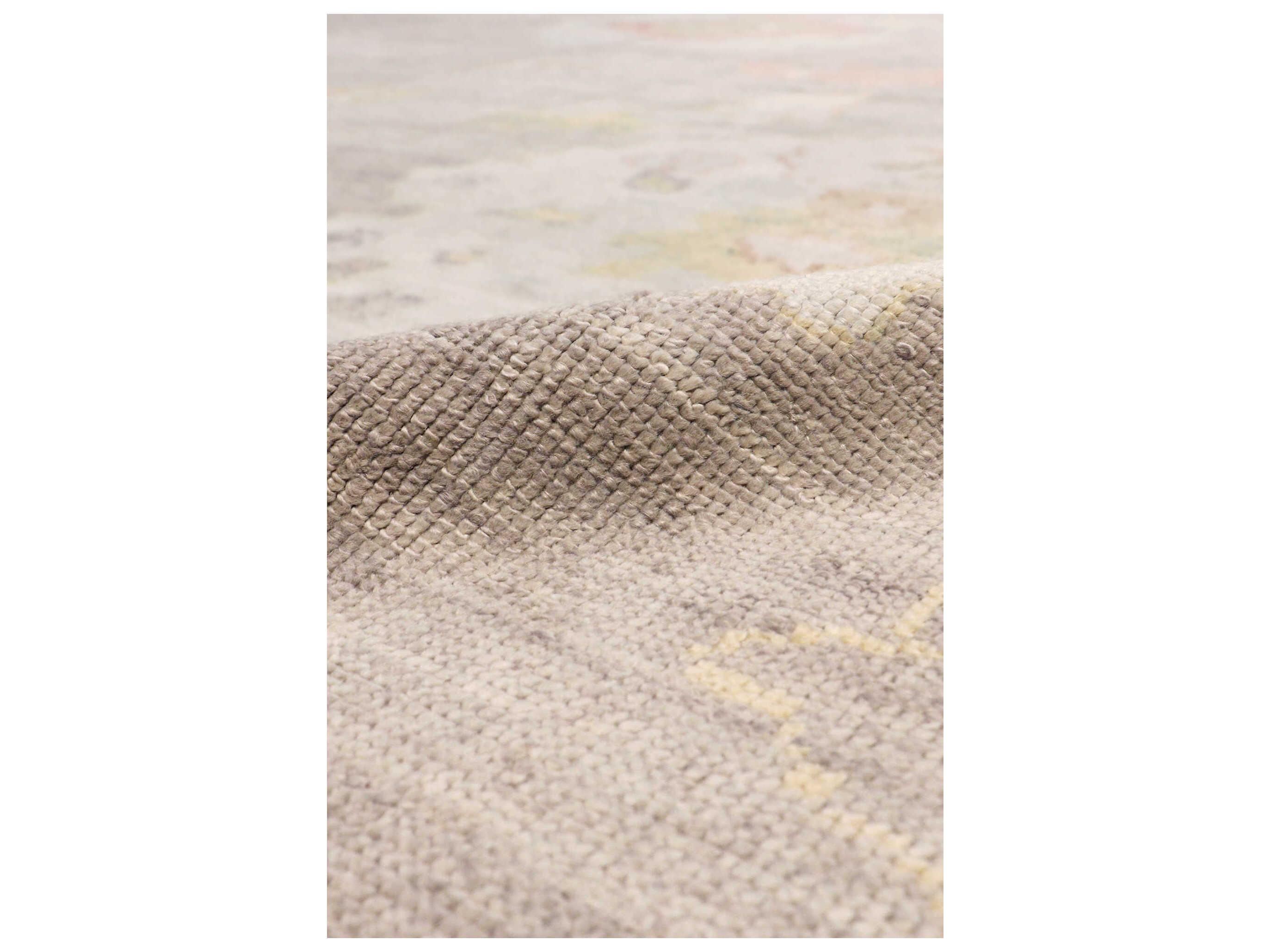 Pasargad Home Oushak Bordered Area Rug