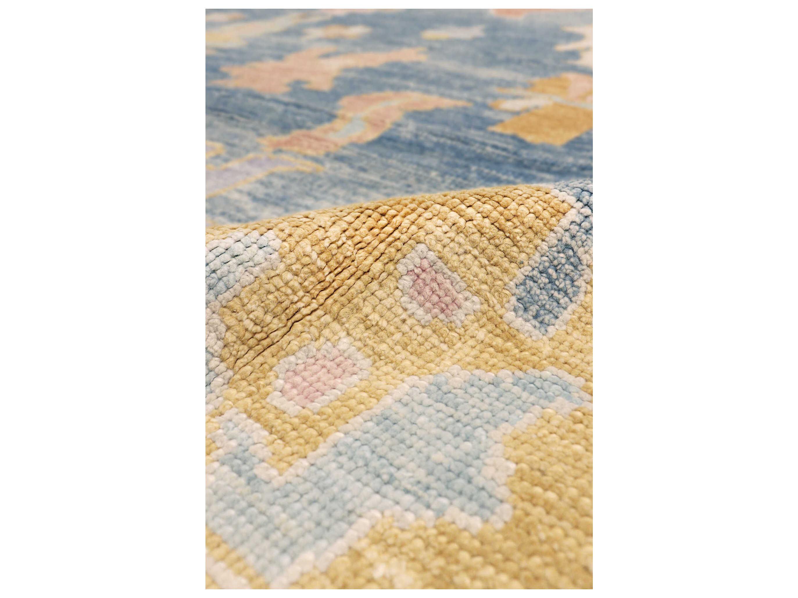 Pasargad Home Oushak Bordered Area Rug