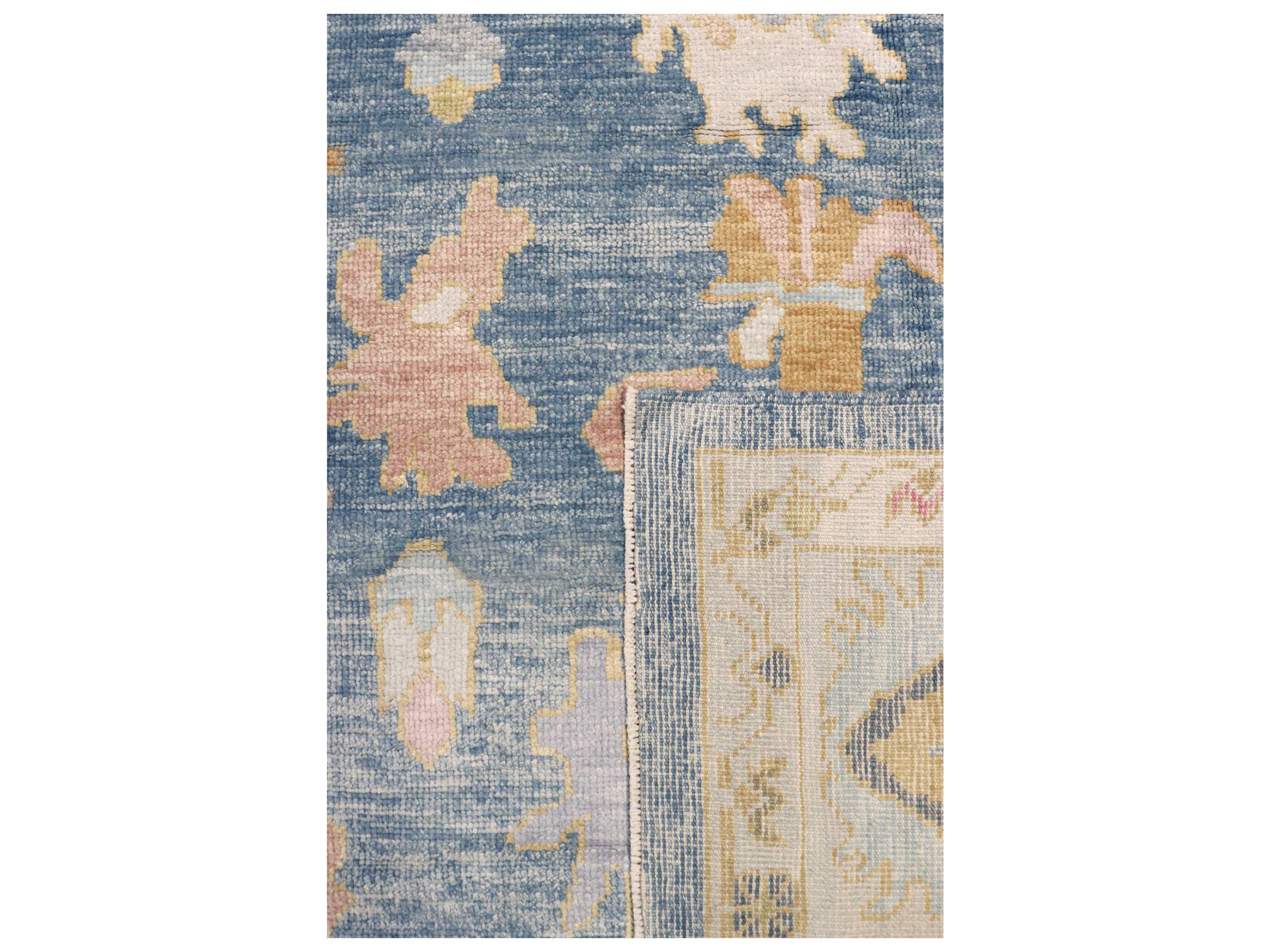 Pasargad Home Oushak Bordered Area Rug