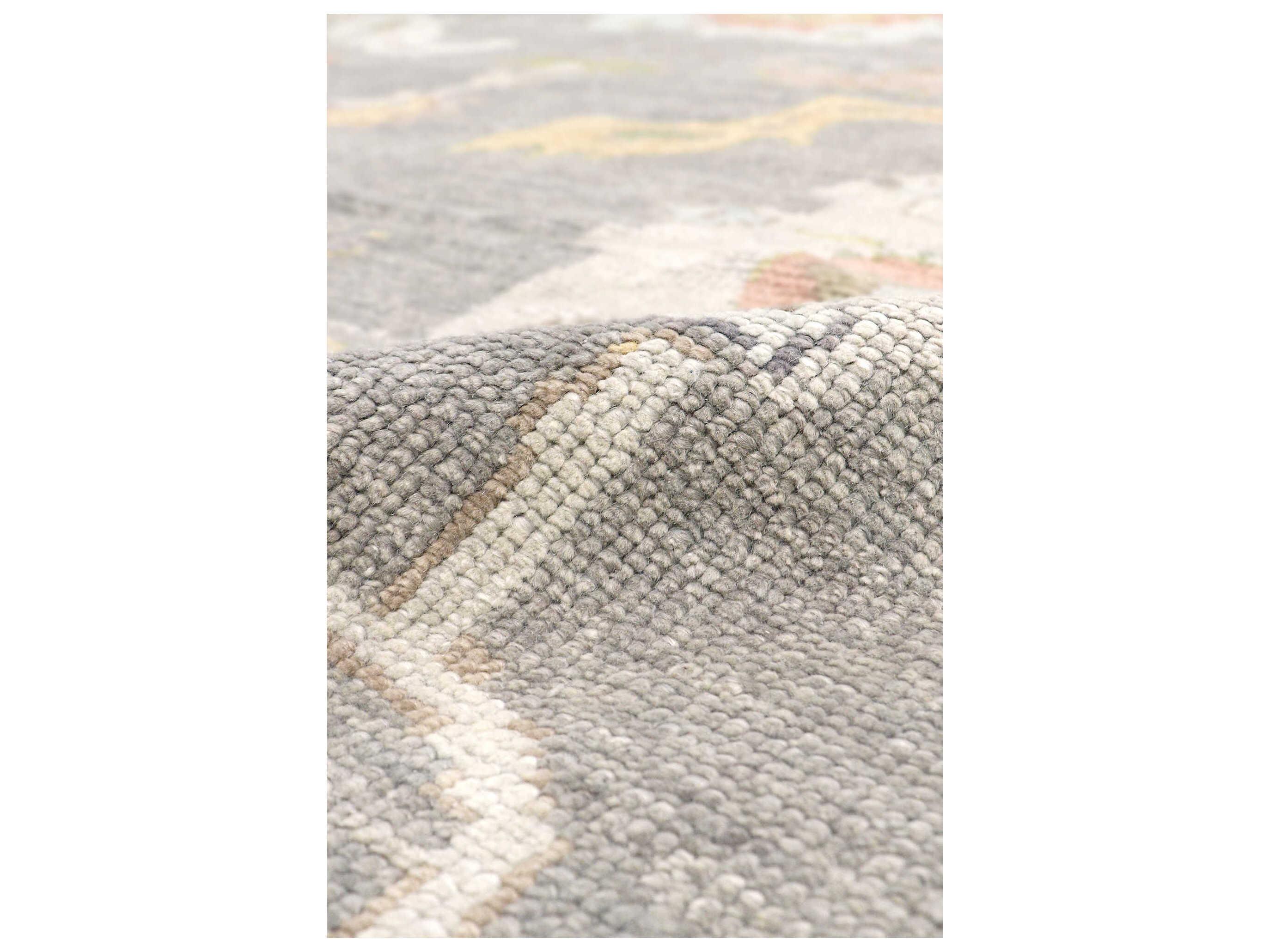 Pasargad Home Oushak Bordered Area Rug