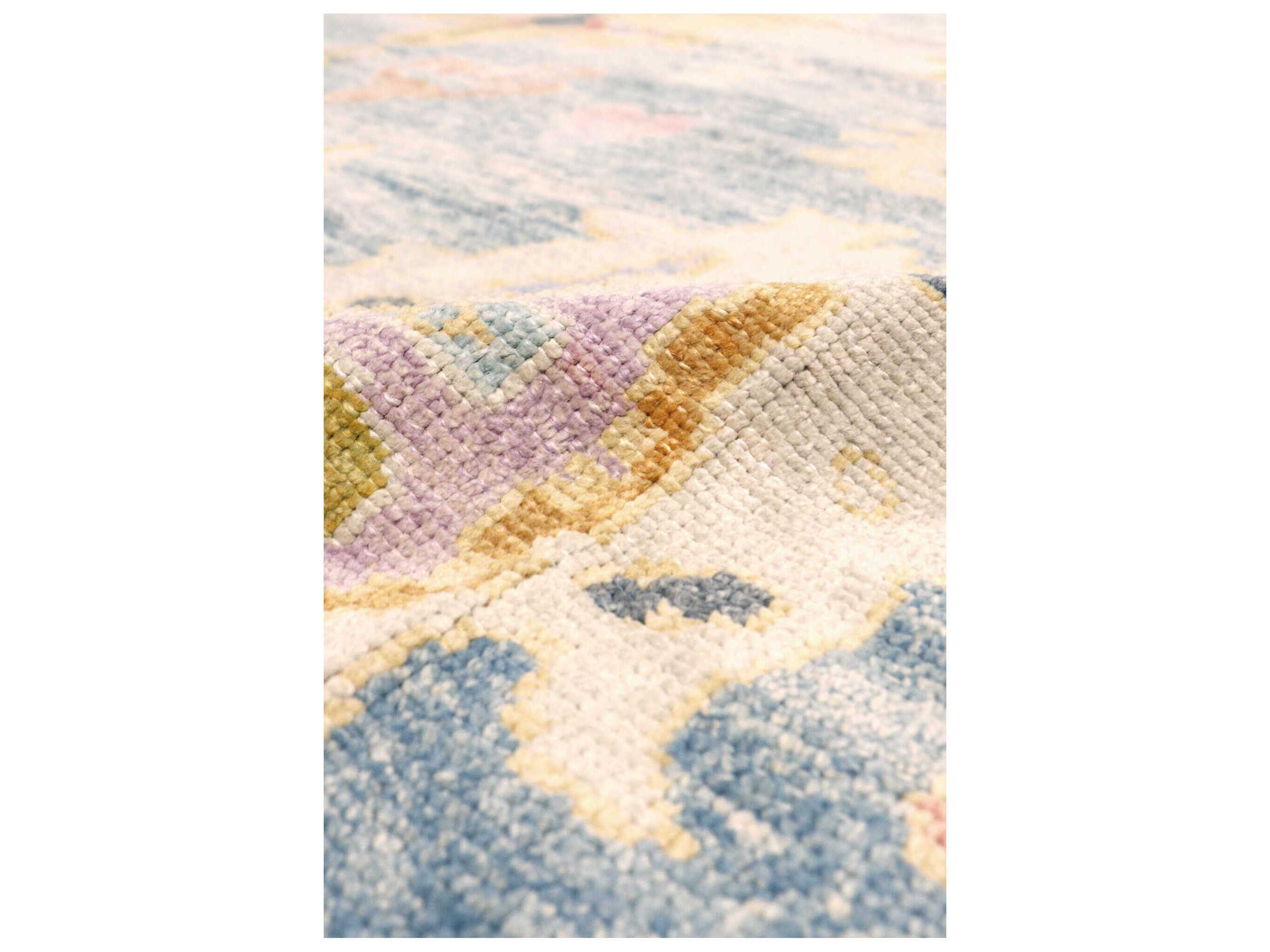 Pasargad Home Oushak Bordered Area Rug