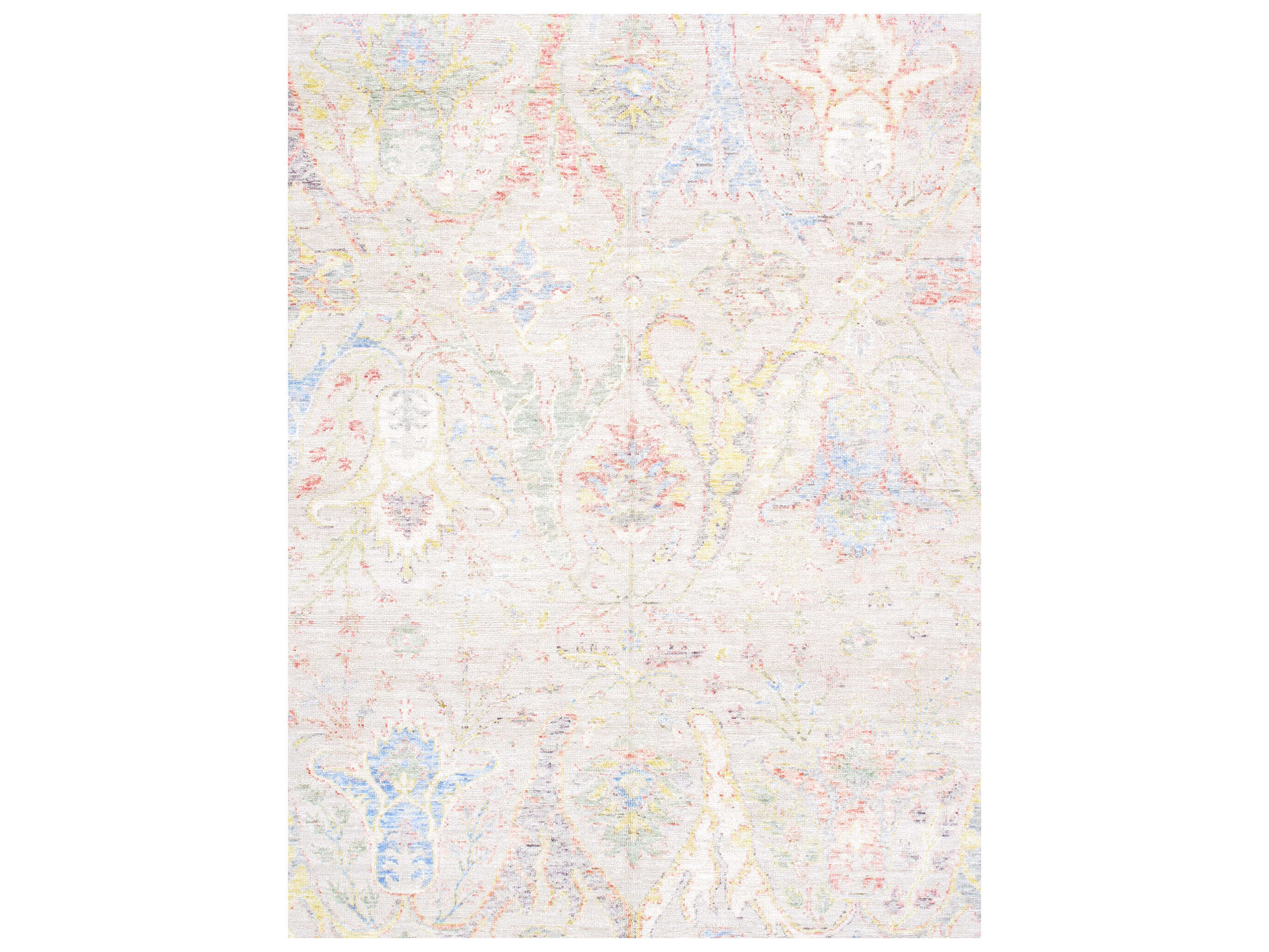 Pasargad Home Oushak Bordered Area Rug