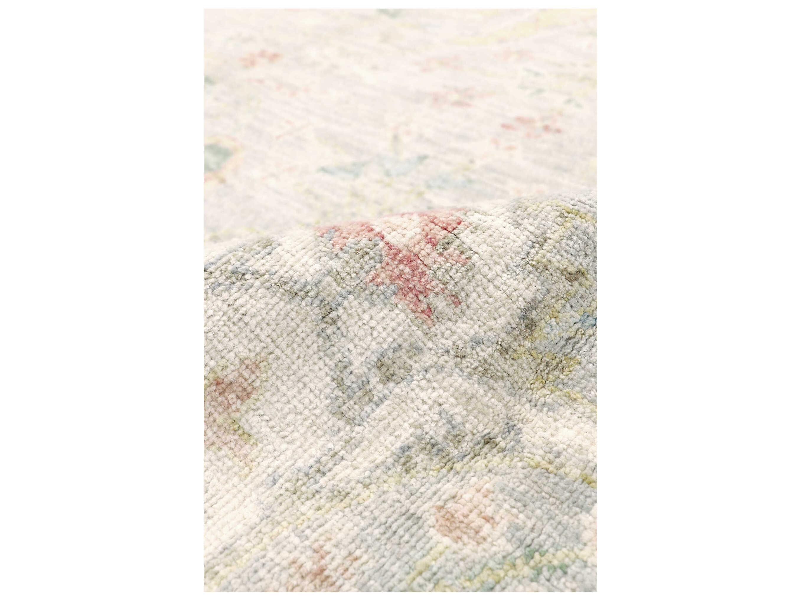 Pasargad Home Oushak Bordered Area Rug