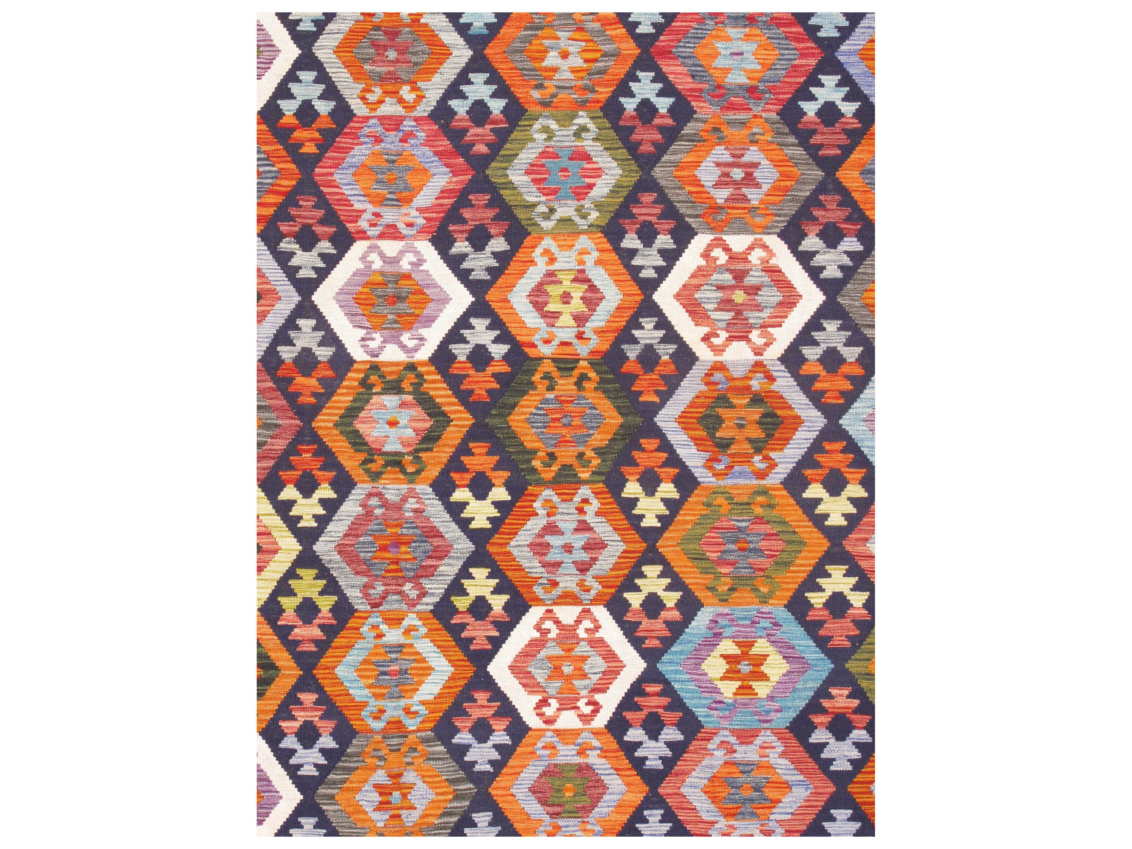 Pasargad Home Kilim Flatweave Moroccan Area Rug