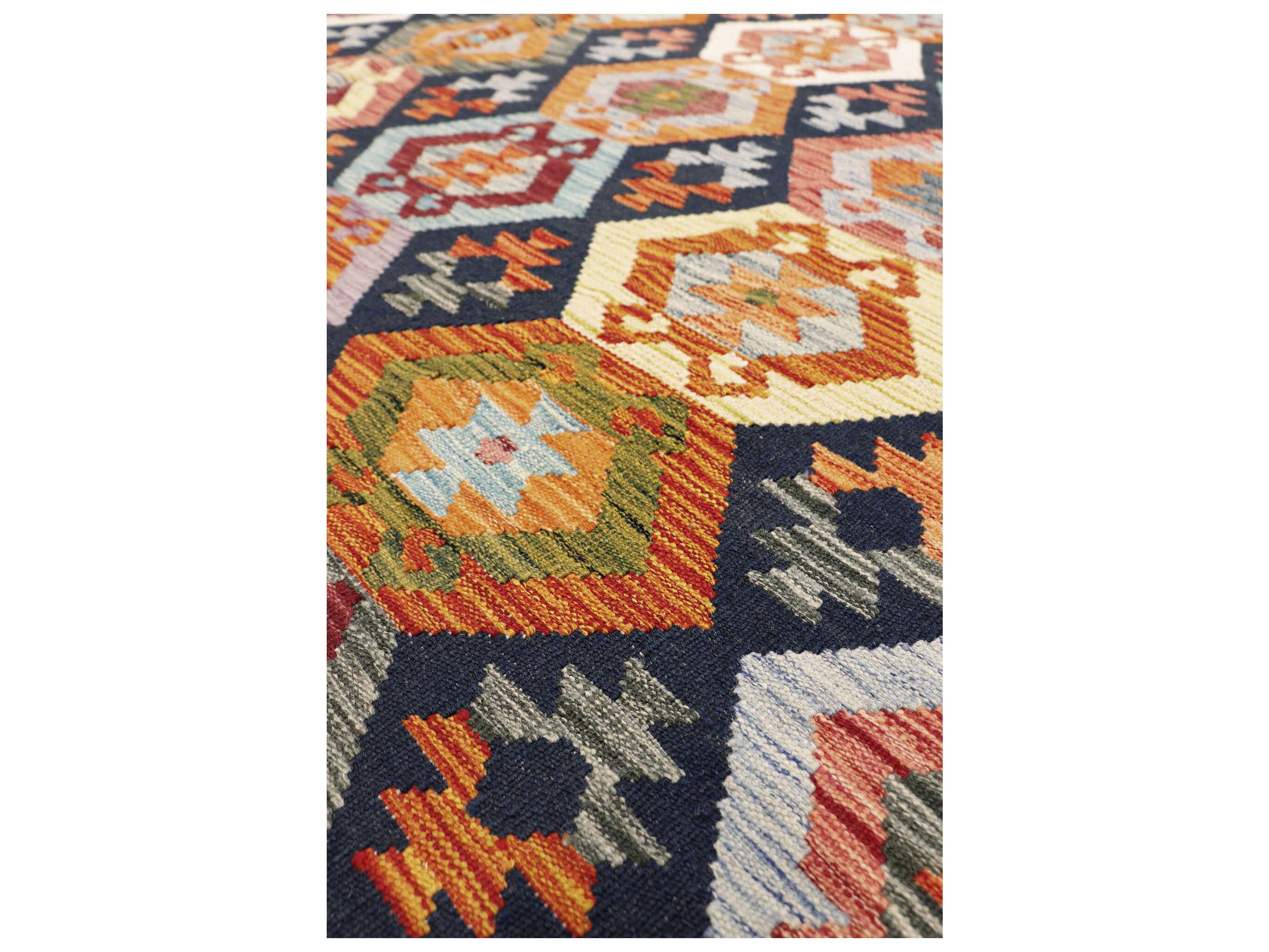 Pasargad Home Kilim Flatweave Moroccan Area Rug