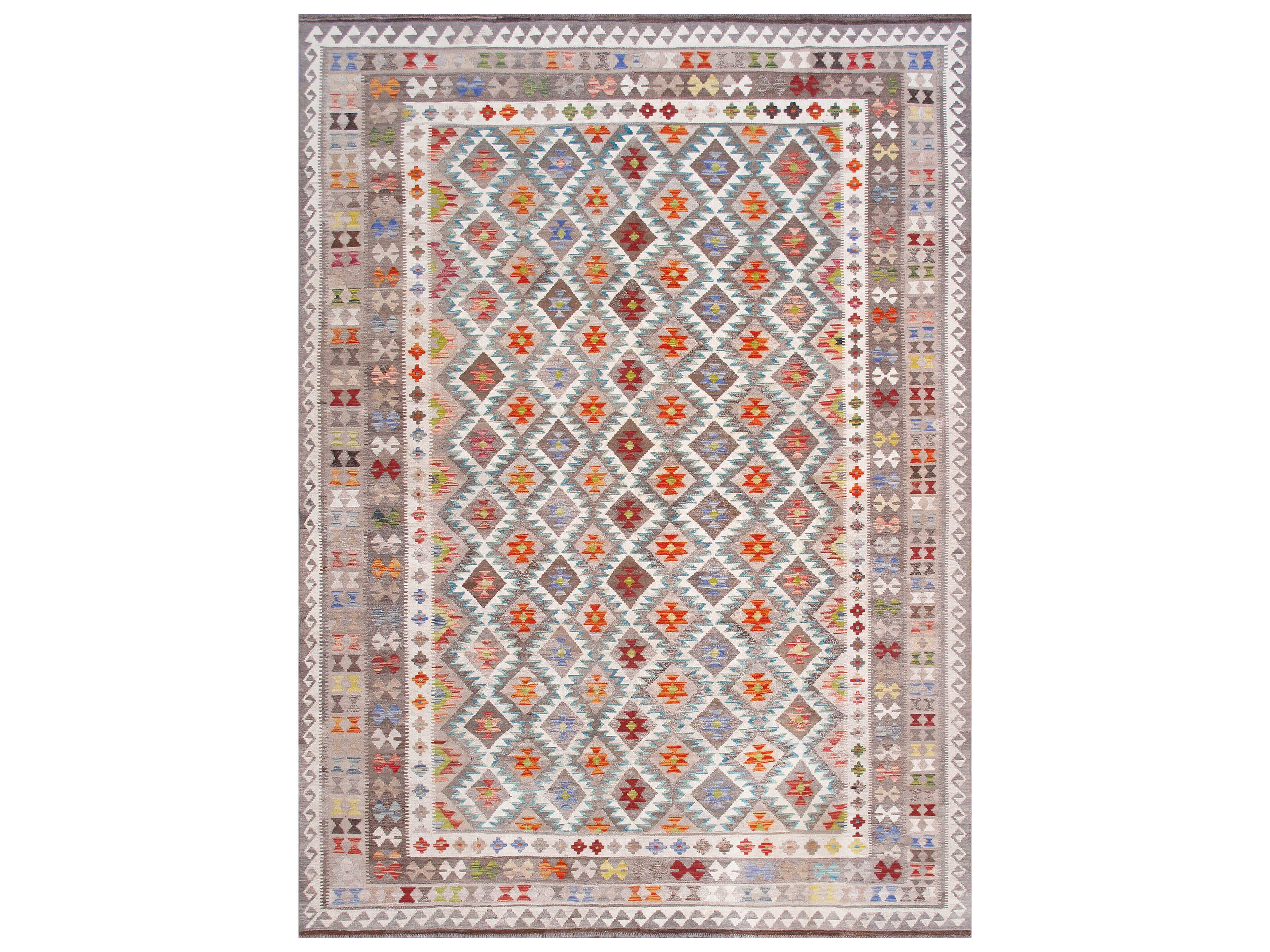 Pasargad Home Kilim Flatweave Moroccan Area Rug