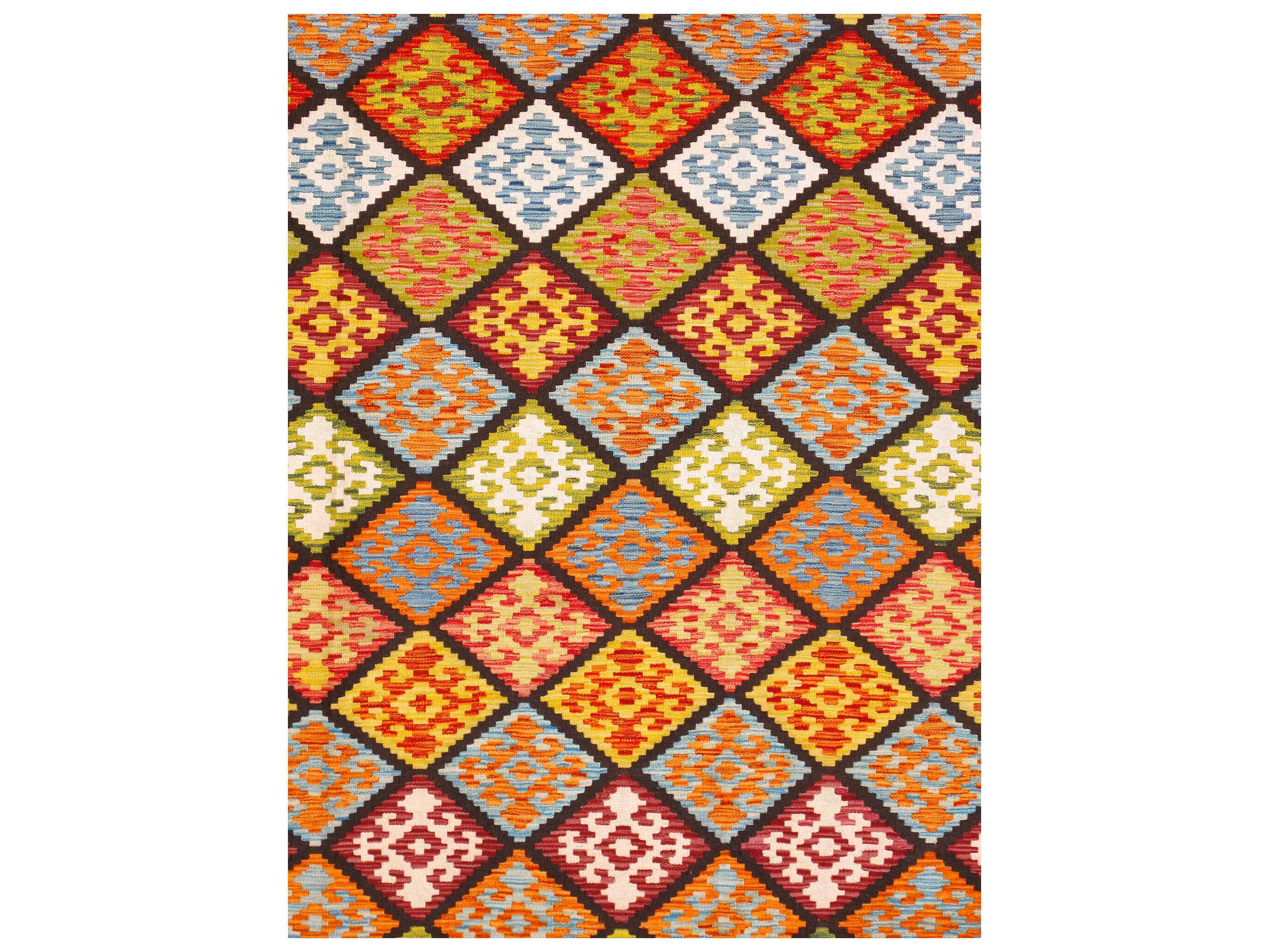 Pasargad Home Kilim Flatweave Moroccan Area Rug